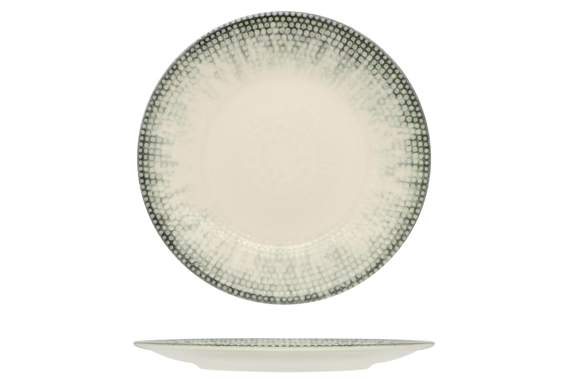 Kutahya Seramik Oregon Piatto Piano Ø23 cm - Set 12 Pz