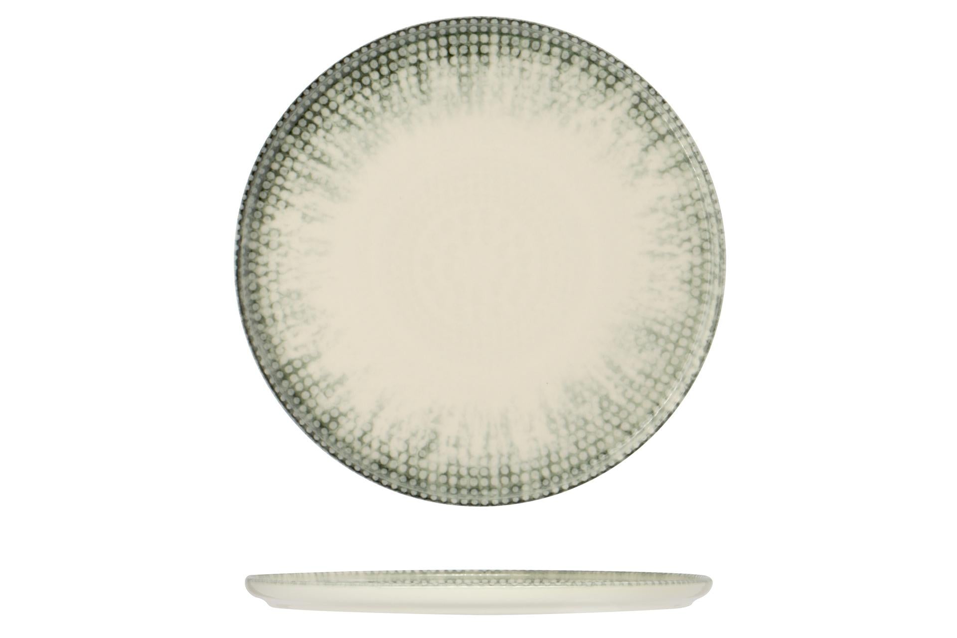 Kutahya Seramik Oregon Piatto Nordico Ø28 cm - Set 6 Pz