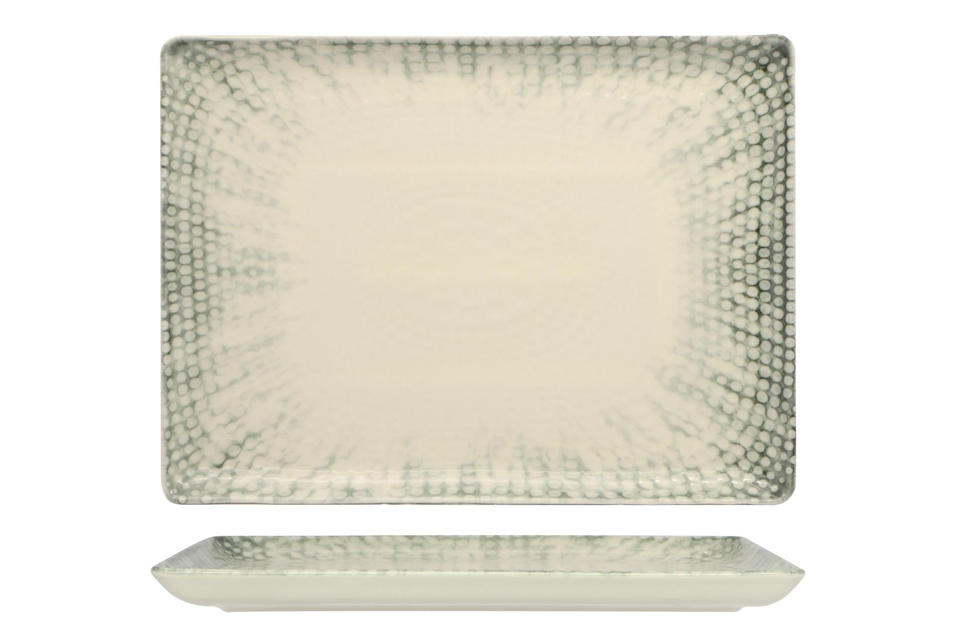 Kutahya Seramik Oregon Piatto Rettangolare 35 x 26 cm - Set 6 Pz