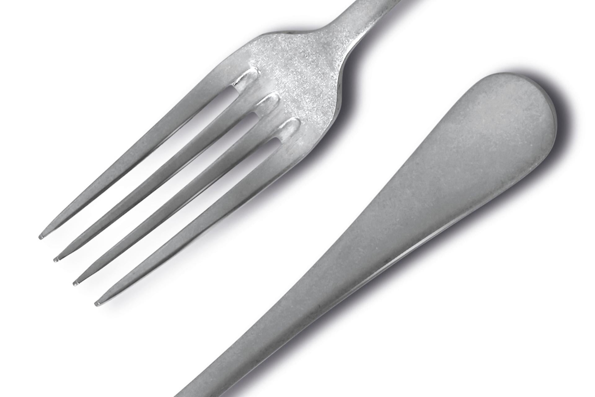 Comas Sevilla M Vintage Forchetta Frutta Inox 2.5 mm - Serie Acciaio Vintage Nickel Free - Set 12 Pz