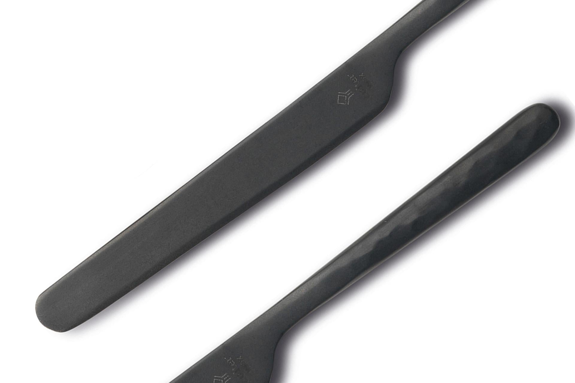 Comas Kodai Vintage Black Coltello Tavola XL 18/10 In Acciaio Inox - Set 12 Pz