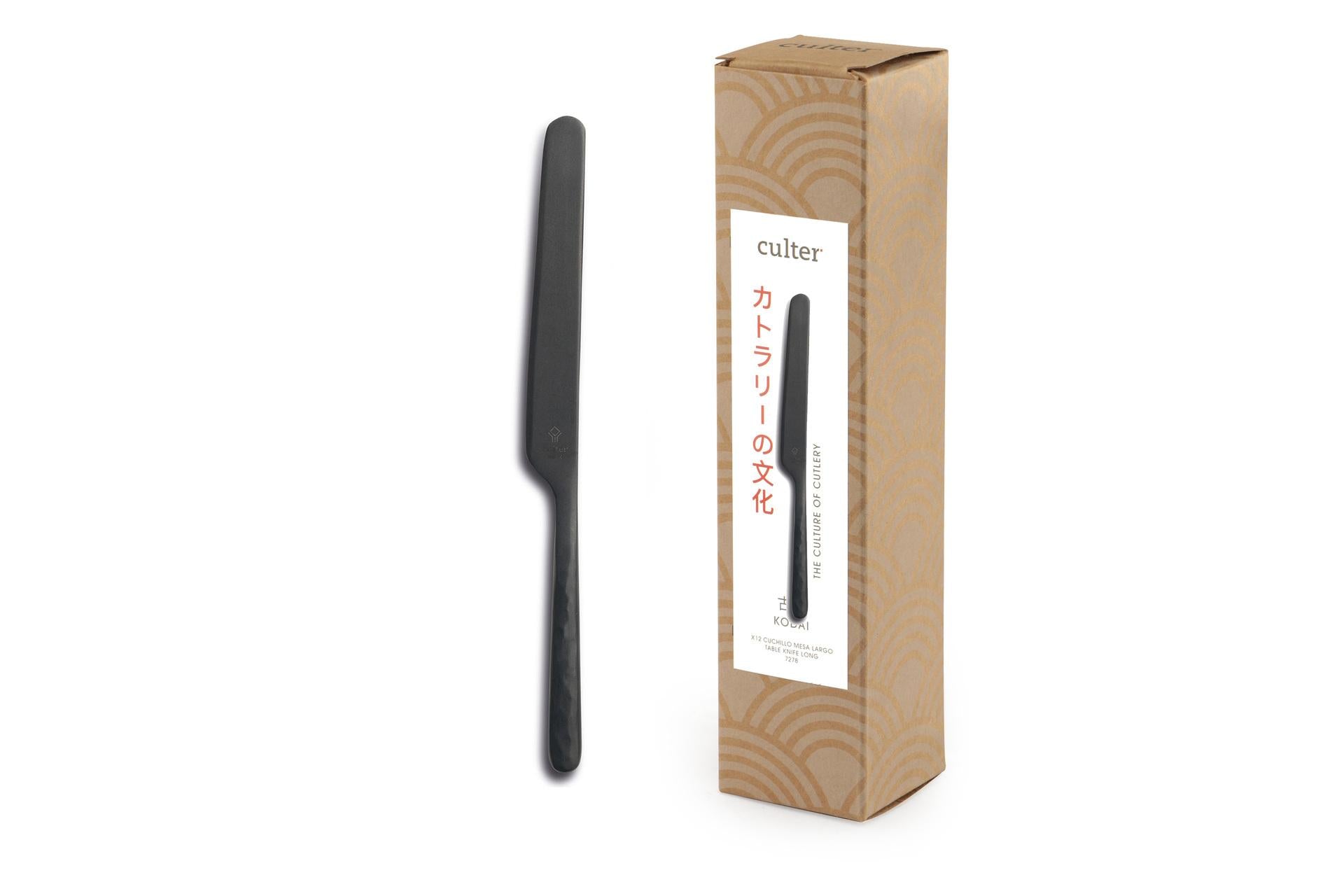 Comas Kodai Vintage Black Coltello Tavola XL 18/10 In Acciaio Inox - Set 12 Pz 3