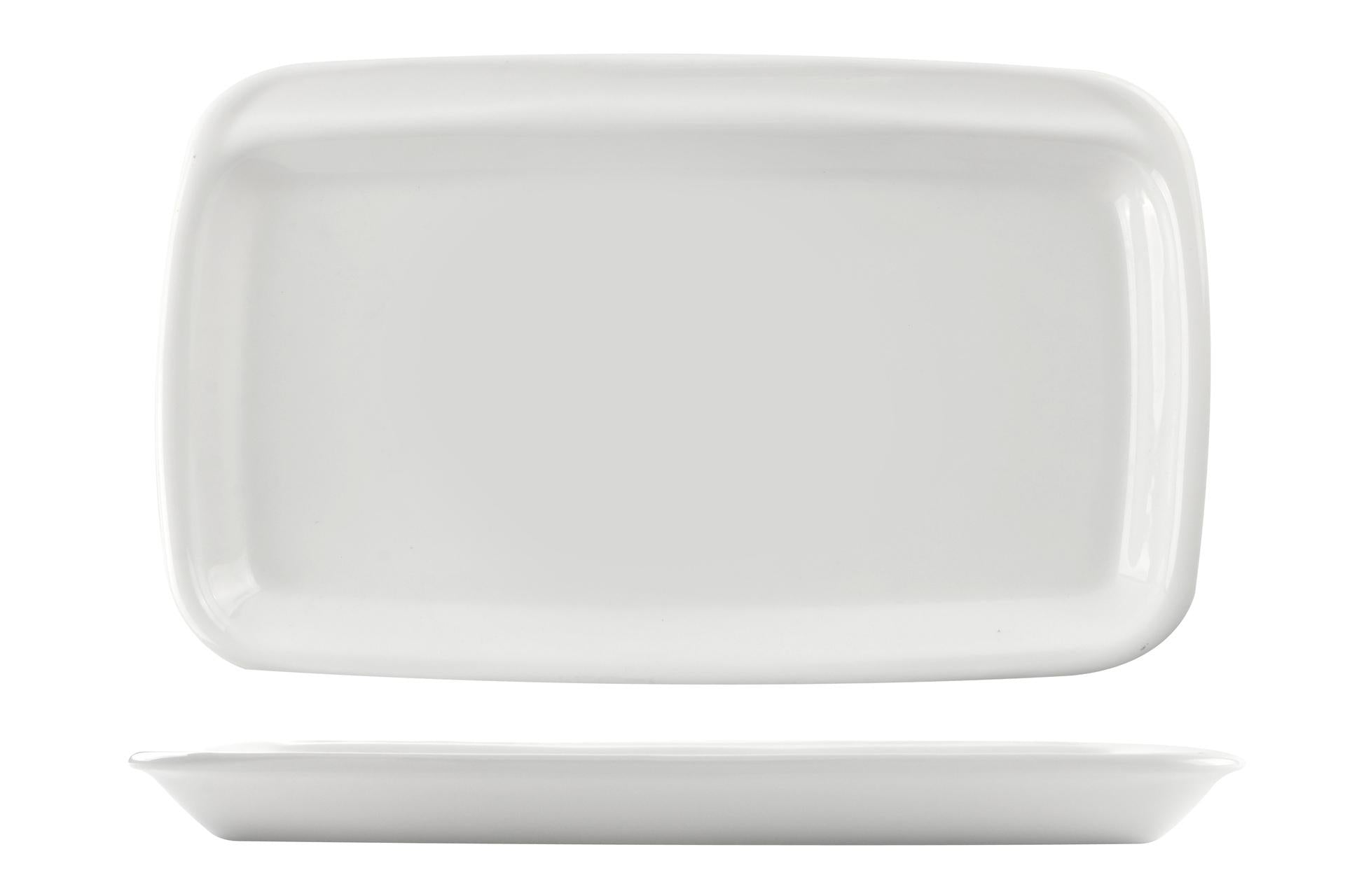 Bormioli Rocco Buffet Gastronorm 1.4 Piatto Vetro Opale 265x162 mm - Set 6 Pz