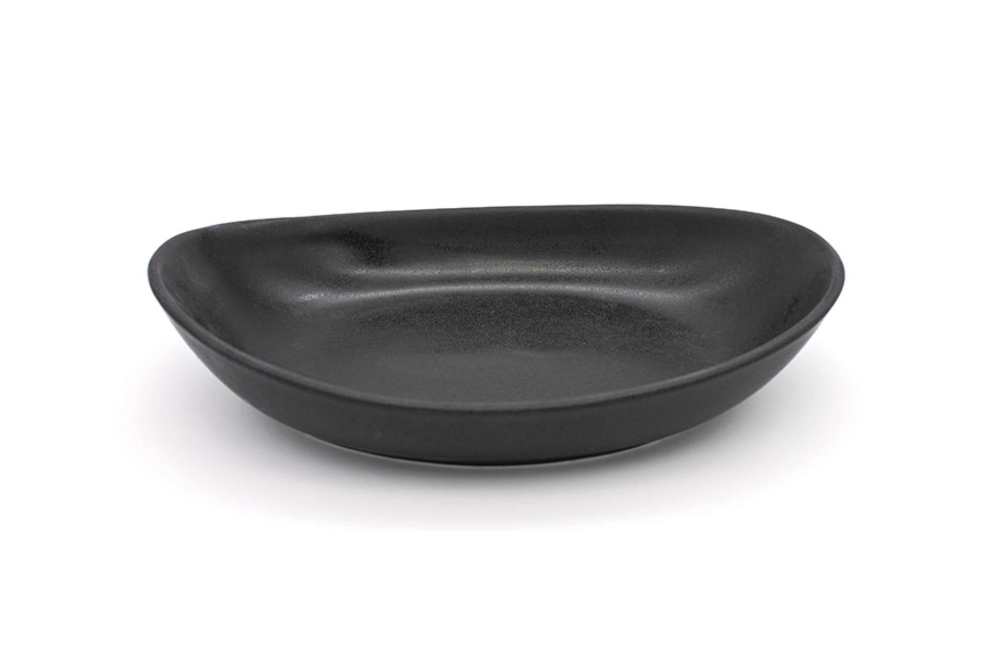 Manifattura Porcellane Saronno Piatto Fondo Ovale 28 cm In Porcellana Feldspatica - Linea Ghisa