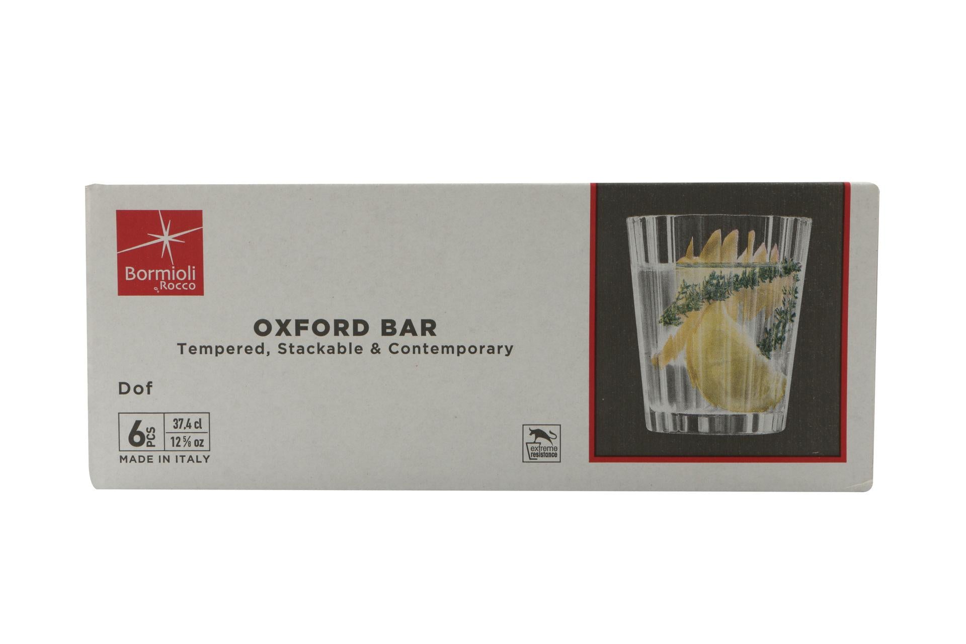 Bormioli Rocco Oxford Bar Bicchiere DOF 37,4 cl - Impilabile e Resistente agli Shock Termici e Meccanici - Set 6 Pz 5