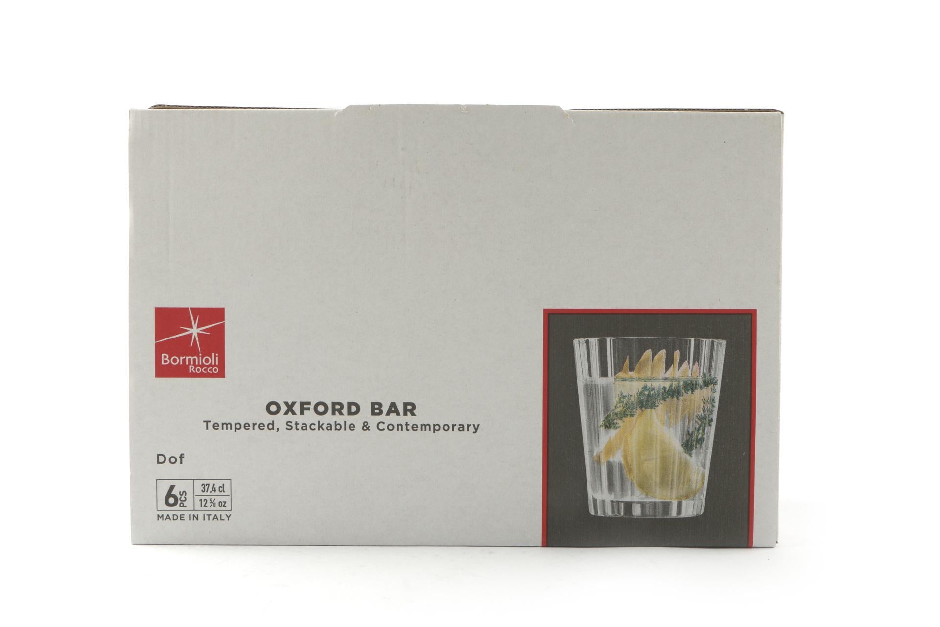 Bormioli Rocco Oxford Bar Bicchiere DOF 37,4 cl - Impilabile e Resistente agli Shock Termici e Meccanici - Set 6 Pz 7