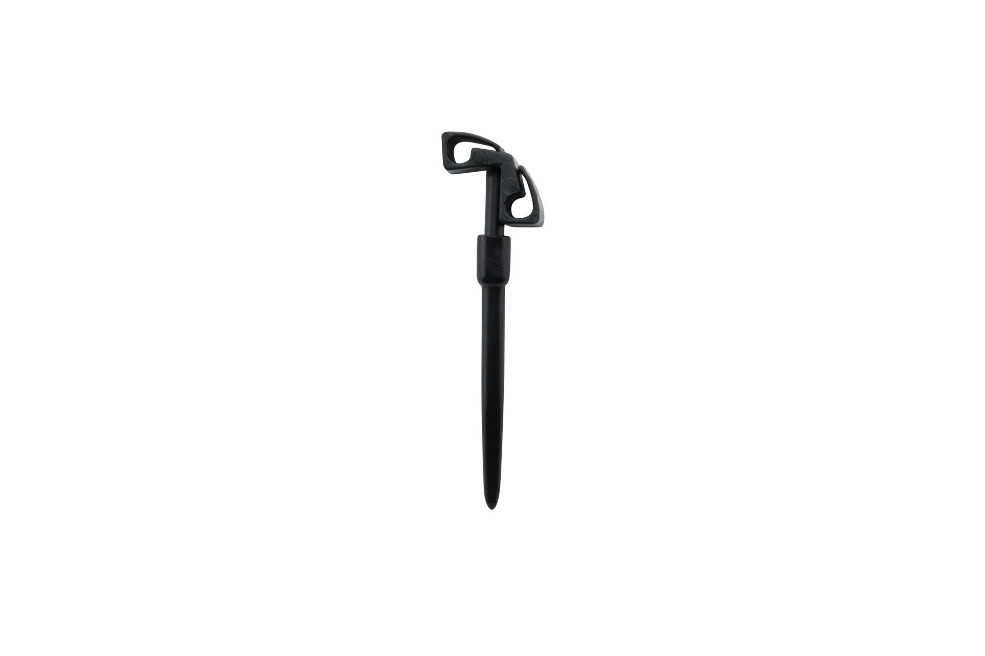 Securit Supporto Base Porta Tag Con Punta - Set 20 Pezzi, Colore Nero, Uso Verticale e Orizzontale - Set 20 Pz