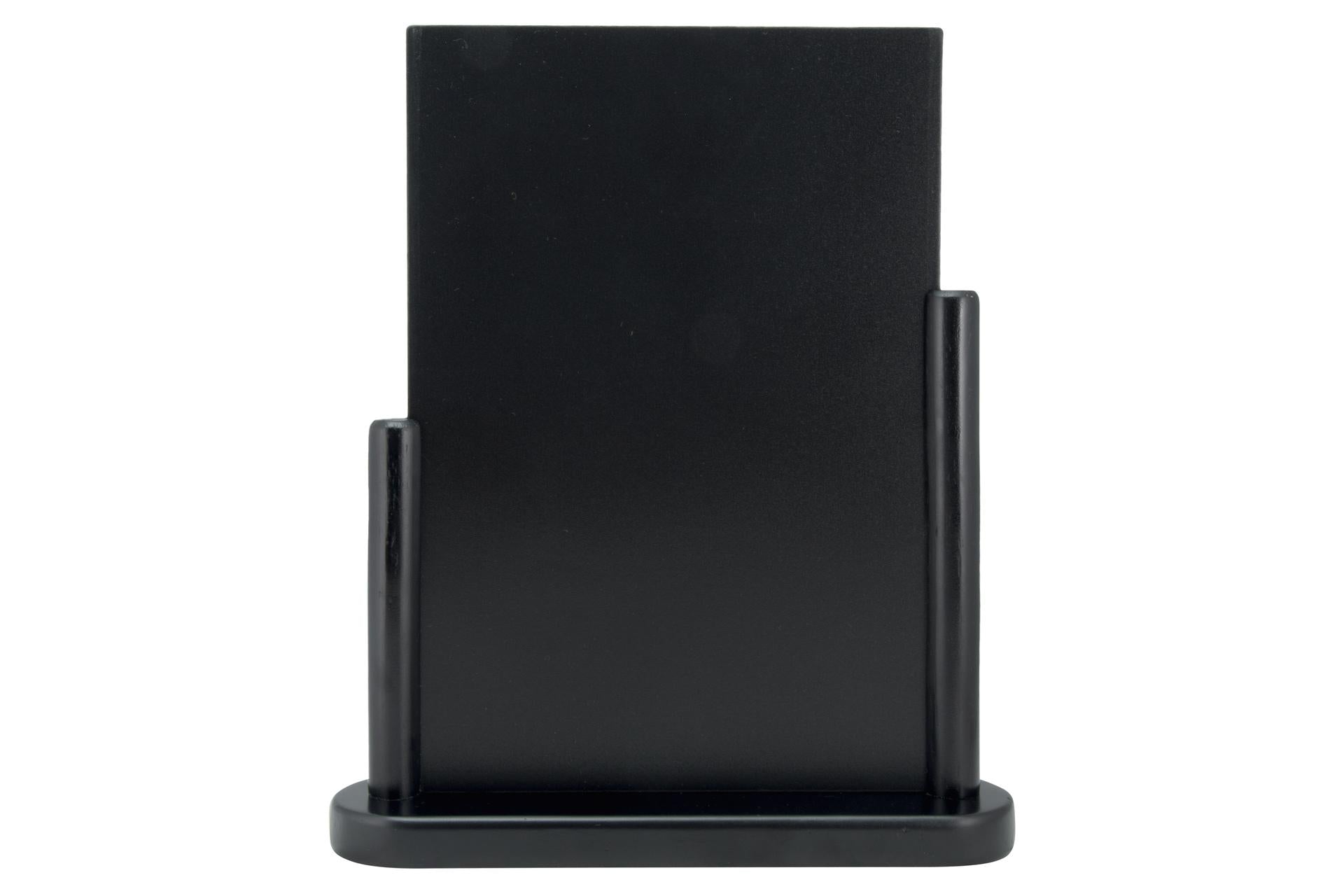 Securit Elegant Lavagna da Tavolo Grande A4 - 27x7.1xH32.3 cm Colore Nero Con Base In Faggio Laccato 1