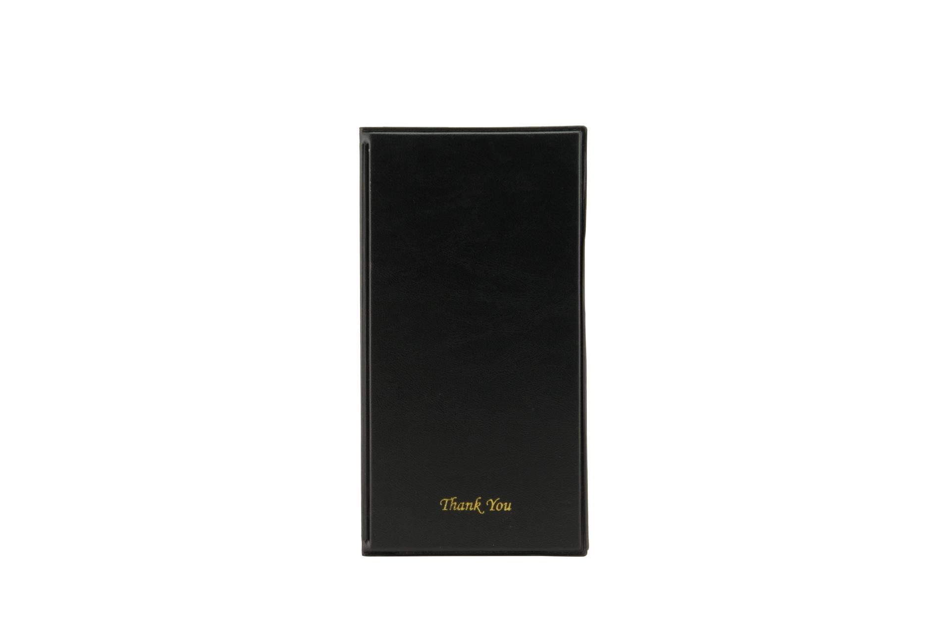Securit Basic Portaconto Nero 23.7 x 12.5 cm In PVC Con Tasche Interne - Set 10 Pz
