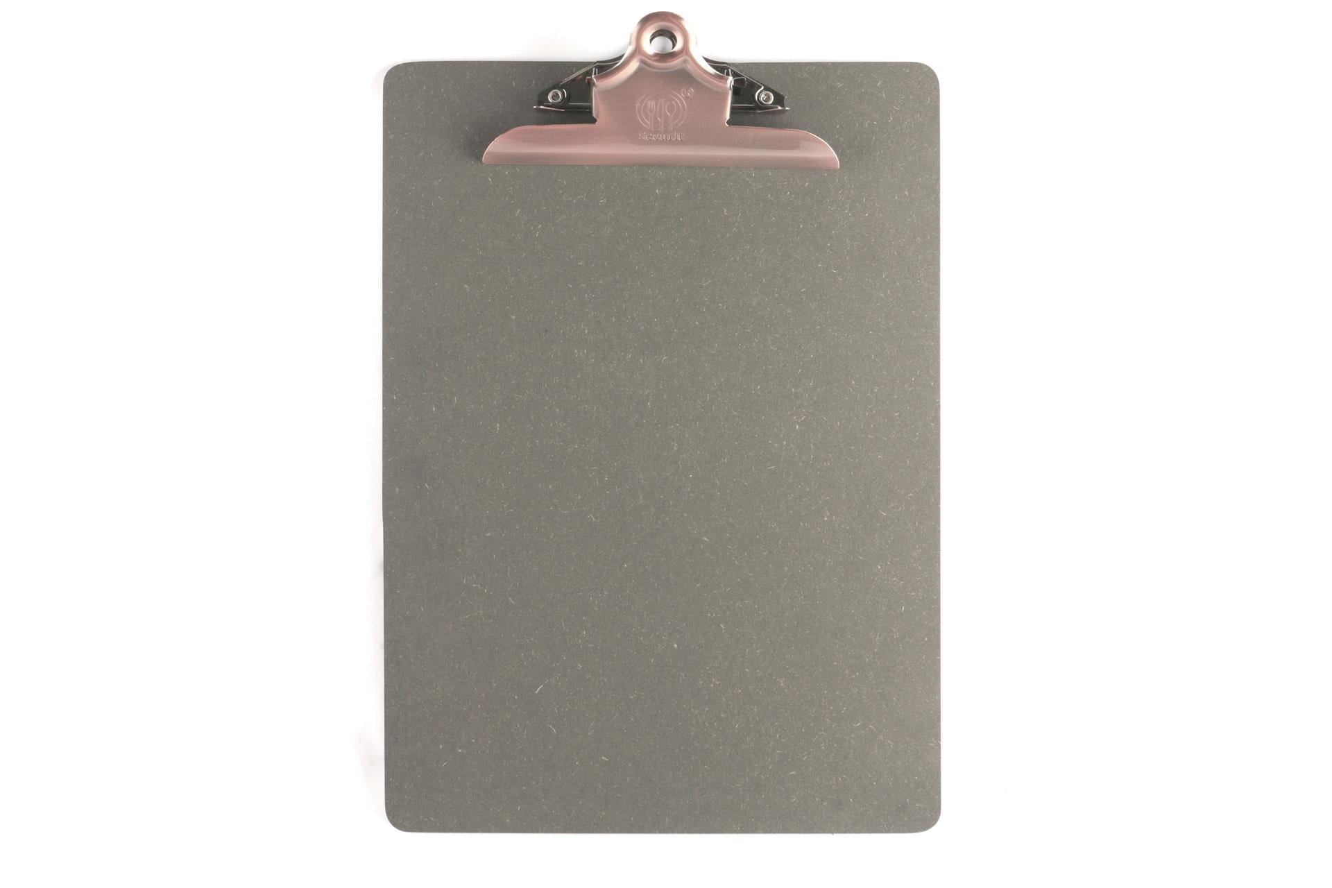 Securit Porta Menu A4 In Legno Pressato Marrone - Clip In Acciaio Inox - Set 6 Pz 1
