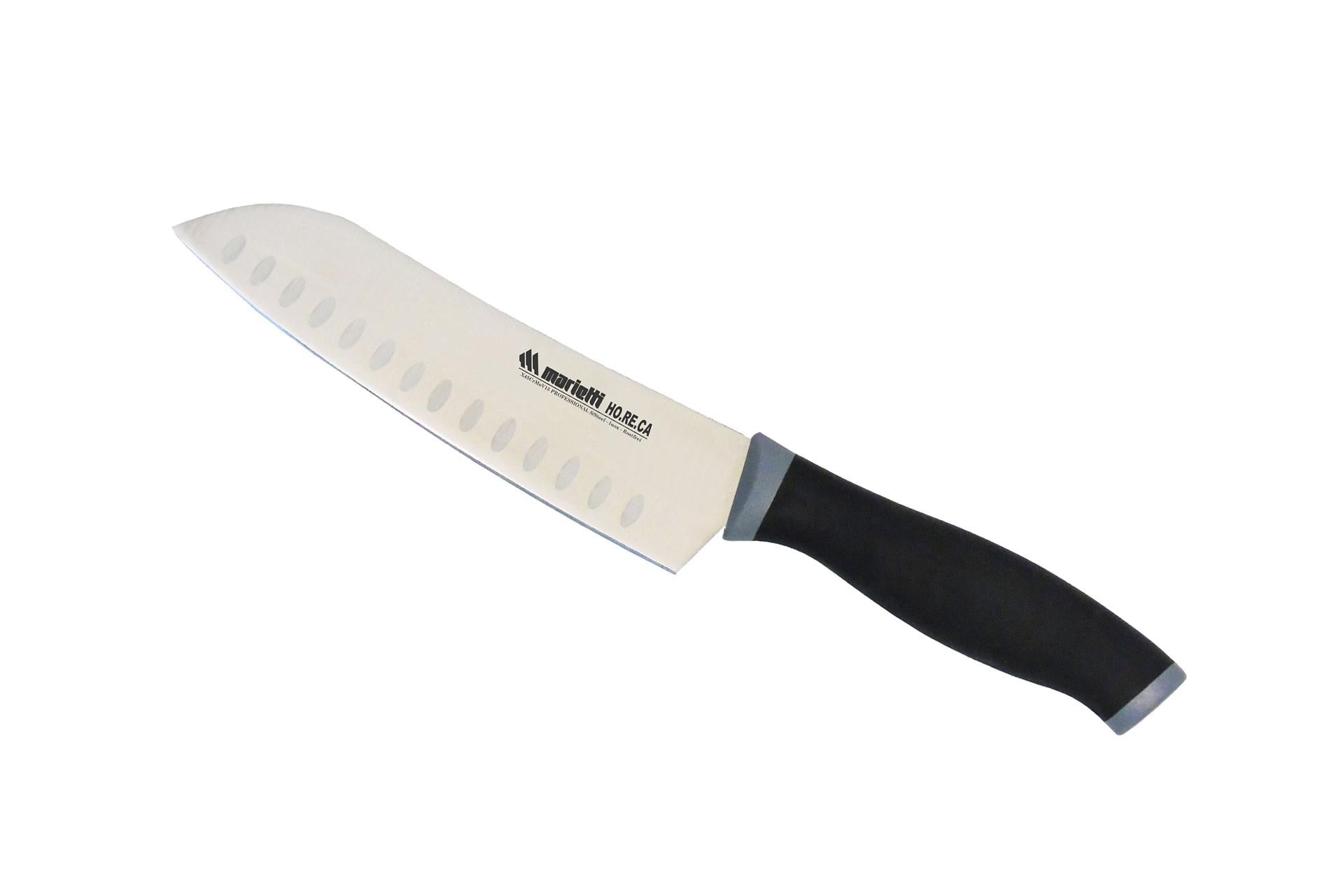 Marietti Lady Coltello Santoku 18 cm - Acciaio Inox 50CrMoV14 AISI 420 Satinato