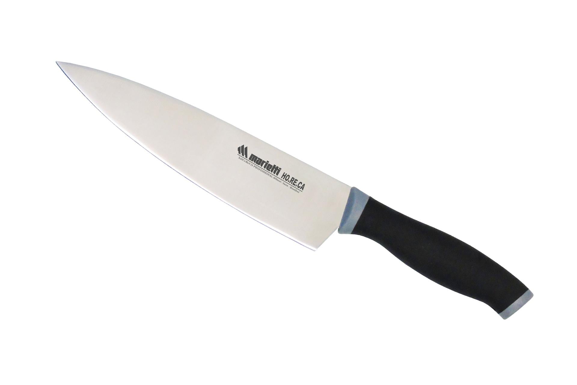 Marietti Lady Coltello Trinciante 22 cm - Acciaio Inox 50CrMoV14 Satinato Con Manico Ergonomico Antiscivolo