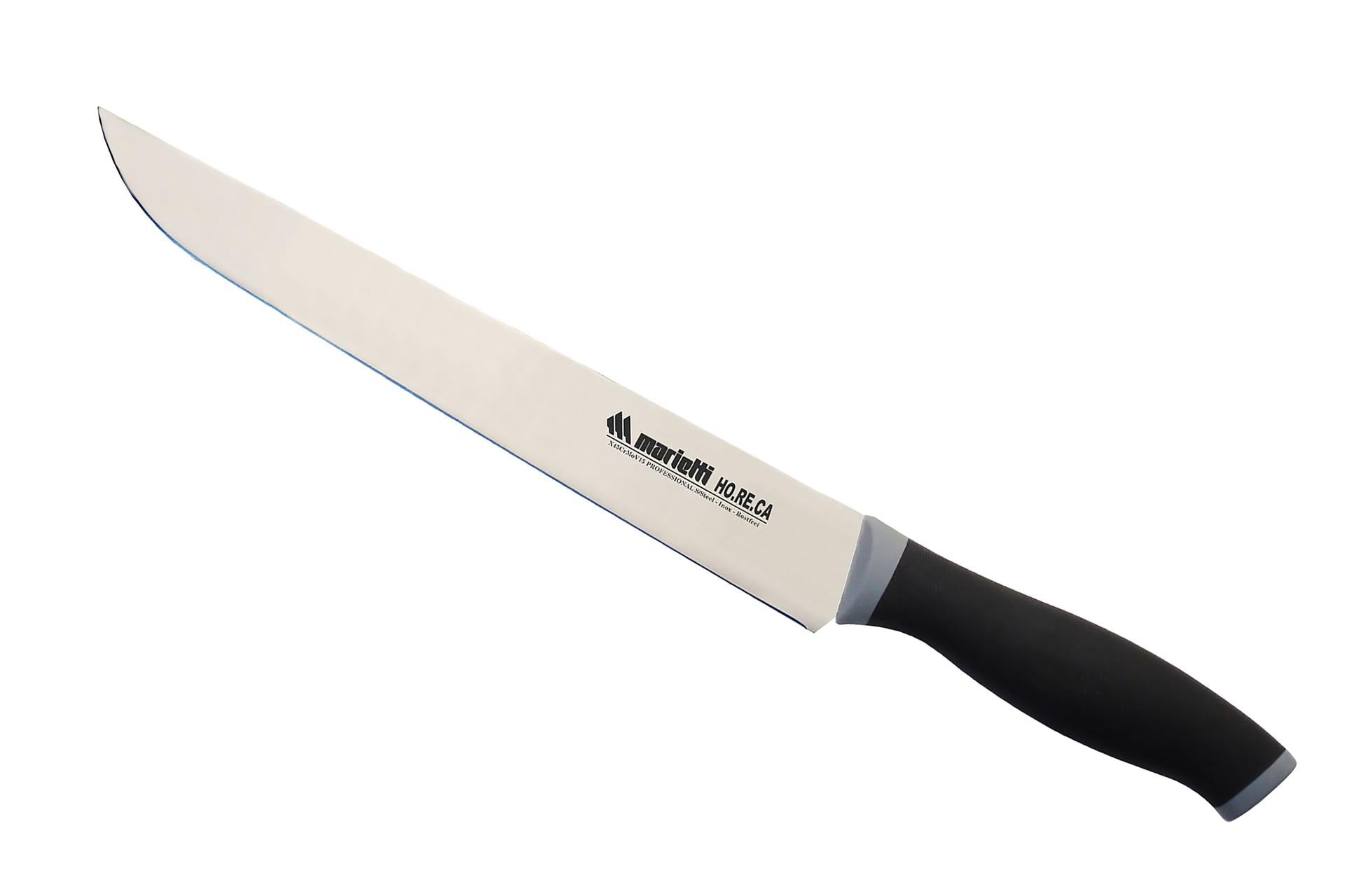 Marietti Lady Coltello Arrosto 26 cm - Acciaio Inox Satinato Con Manico Ergonomico Antiscivolo