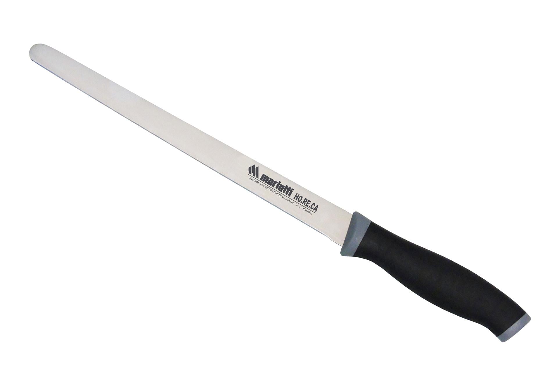 Marietti Lady Coltello Prosciutto 26 cm - Acciaio Inox 50CrMoV14 Satinato Con Manico Ergonomico Antiscivolo