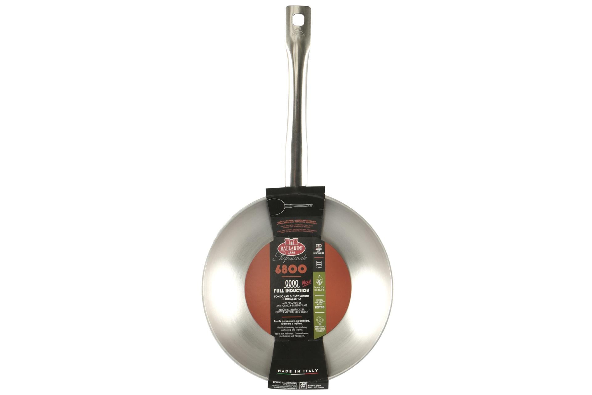 Ballarini Professionale Linea 6800 Padella Svasata Alta Ø40 cm - 1 Manico Induzione In Alluminio Spessore 4 mm 3