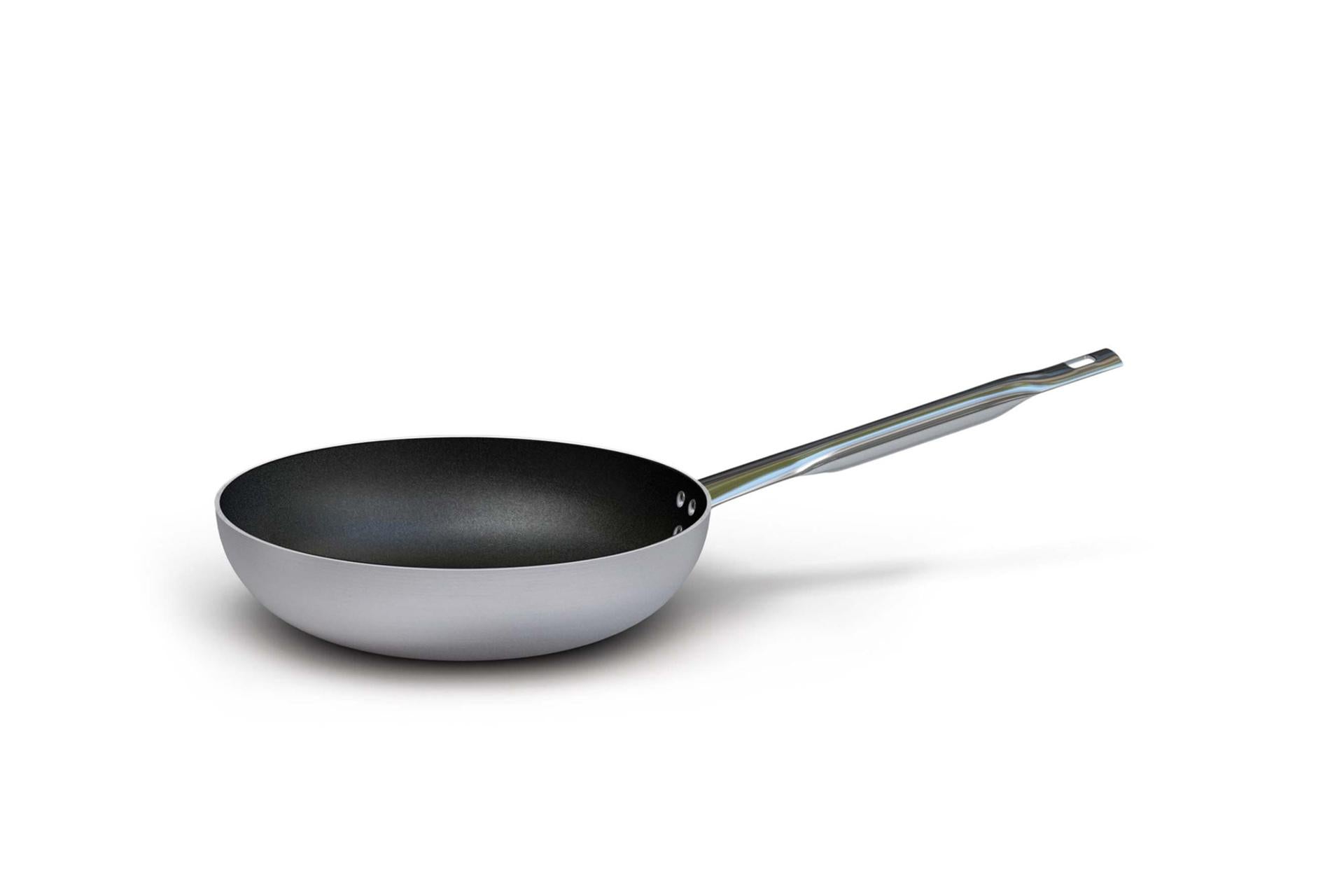 Ballarini Professionale Linea 6700 Padella Svasata Alta Ø28 cm - Alluminio Alto Spessore 4 mm per Induzione con Rivestimento Antiaderente Kerastone Profi