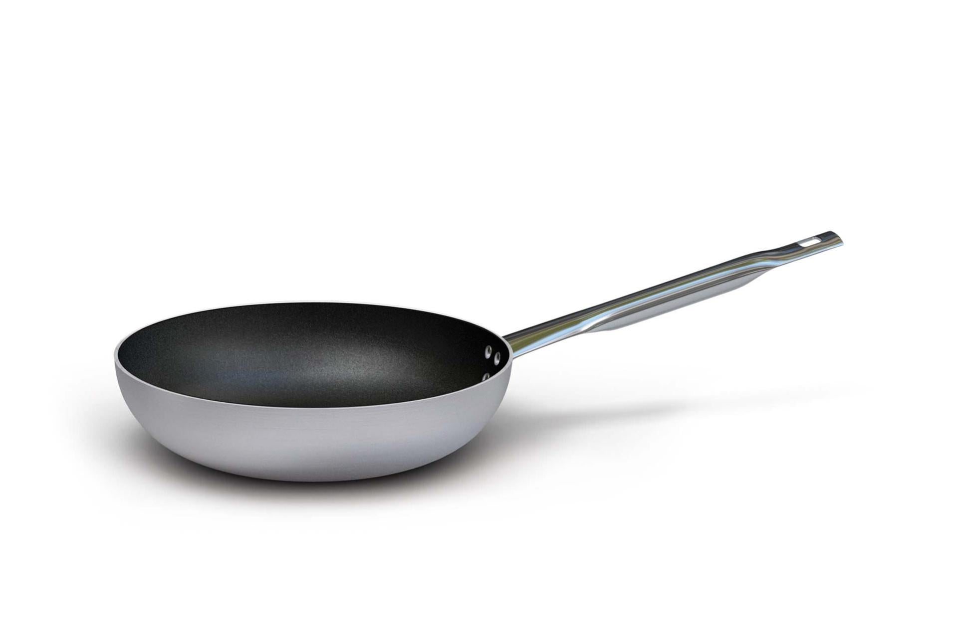 Ballarini Professionale Padella Svasata Alta Ø32 cm - 1 Manico In Alluminio Spesso 4 mm Per Induzione Con Rivestimento Antiaderente Kerastone Profi
