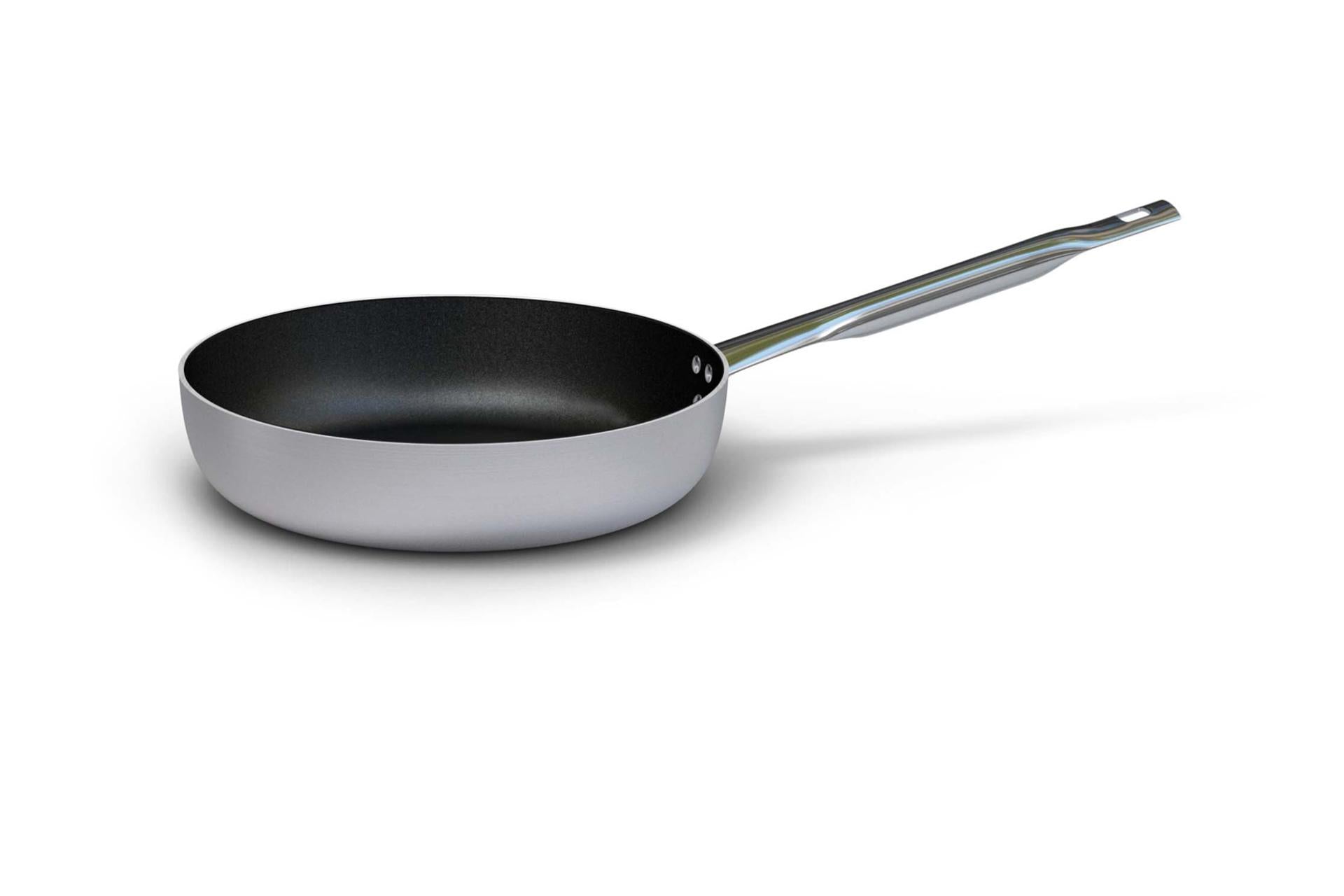 Ballarini Professionale Linea 6700 Padella Dritta Ø24 cm - Alluminio Alto Spessore 4 mm per Induzione Con Rivestimento Antiaderente Kerastone Profi