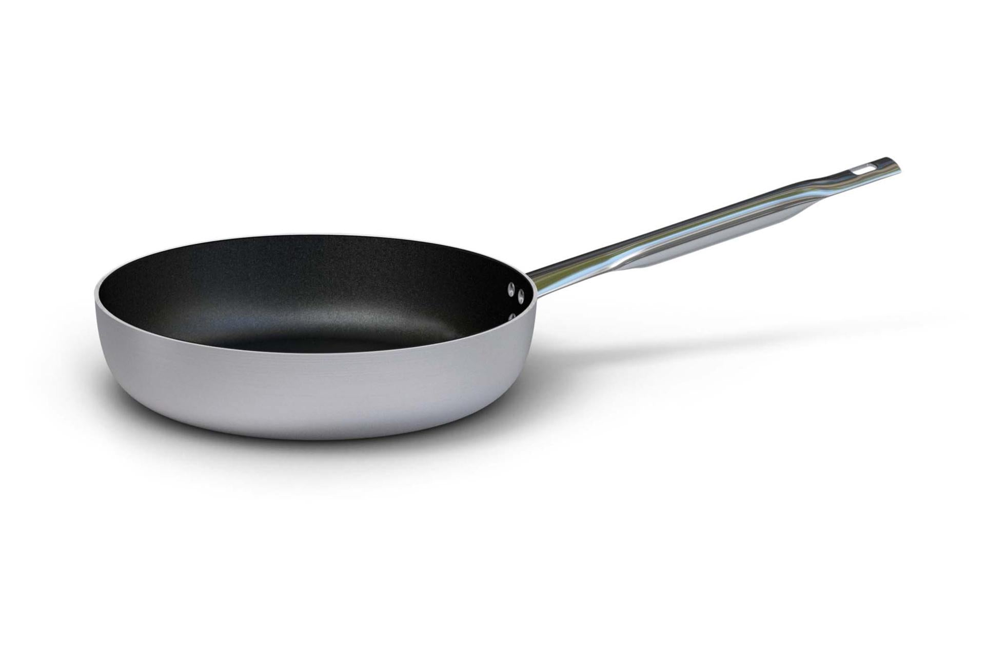 Ballarini Professionale Linea 6700 Padella Dritta Ø28 cm - Induzione in Alluminio Spesso 4 mm Con Rivestimento Antiaderente Kerastone Profi