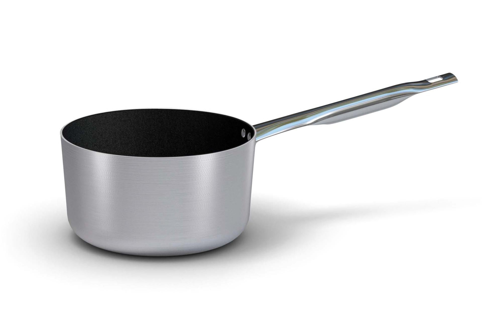 Ballarini Professionale Linea 6700 Casseruola Media Ø24 cm - 1 Manico Induzione In Alluminio Spesso 4 mm Con Rivestimento Antiaderente Kerastone Profi