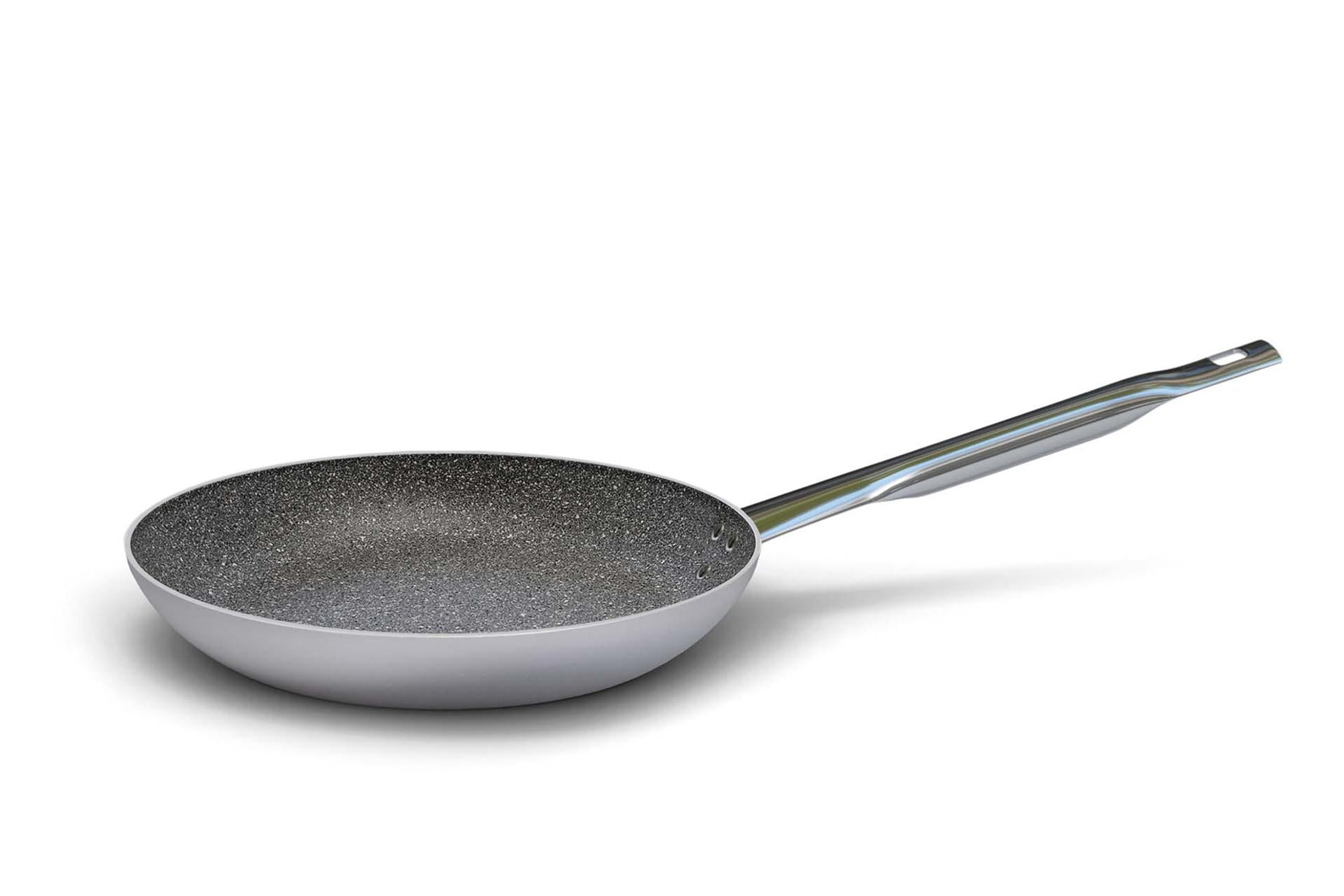 Ballarini Professionale Linea 6900 Padella Svasata Bassa Ø32 cm - Alluminio Alto Spessore 4 mm per Induzione con Rivestimento Kerastone Profi Granite