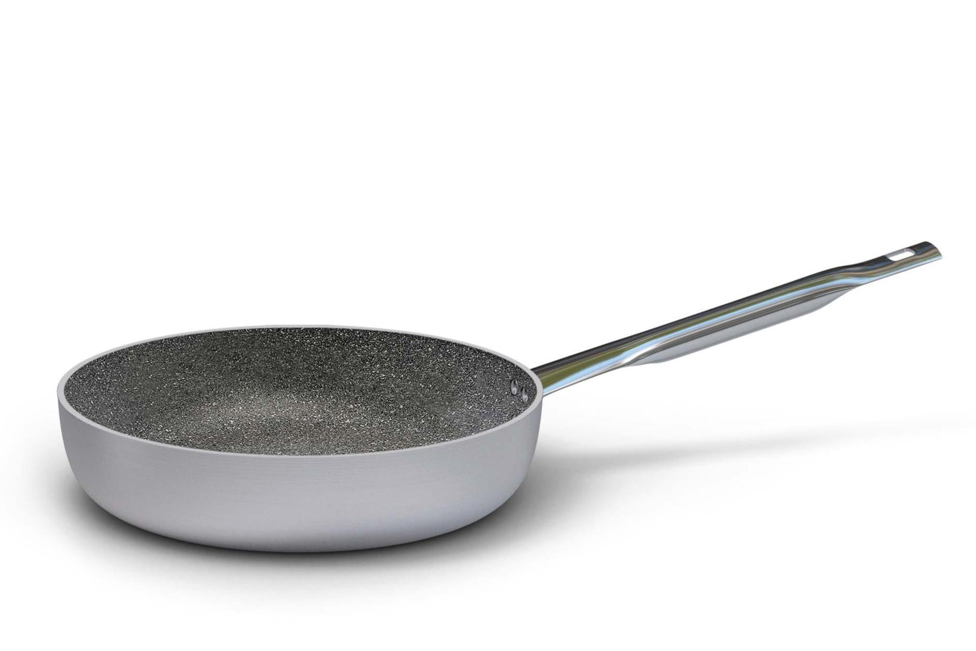 Ballarini Professionale Linea 6900 Padella Dritta Ø32 cm - Alluminio Alto Spessore 4 mm Per Induzione Con Rivestimento Antiaderente Kerastone Profi Granite