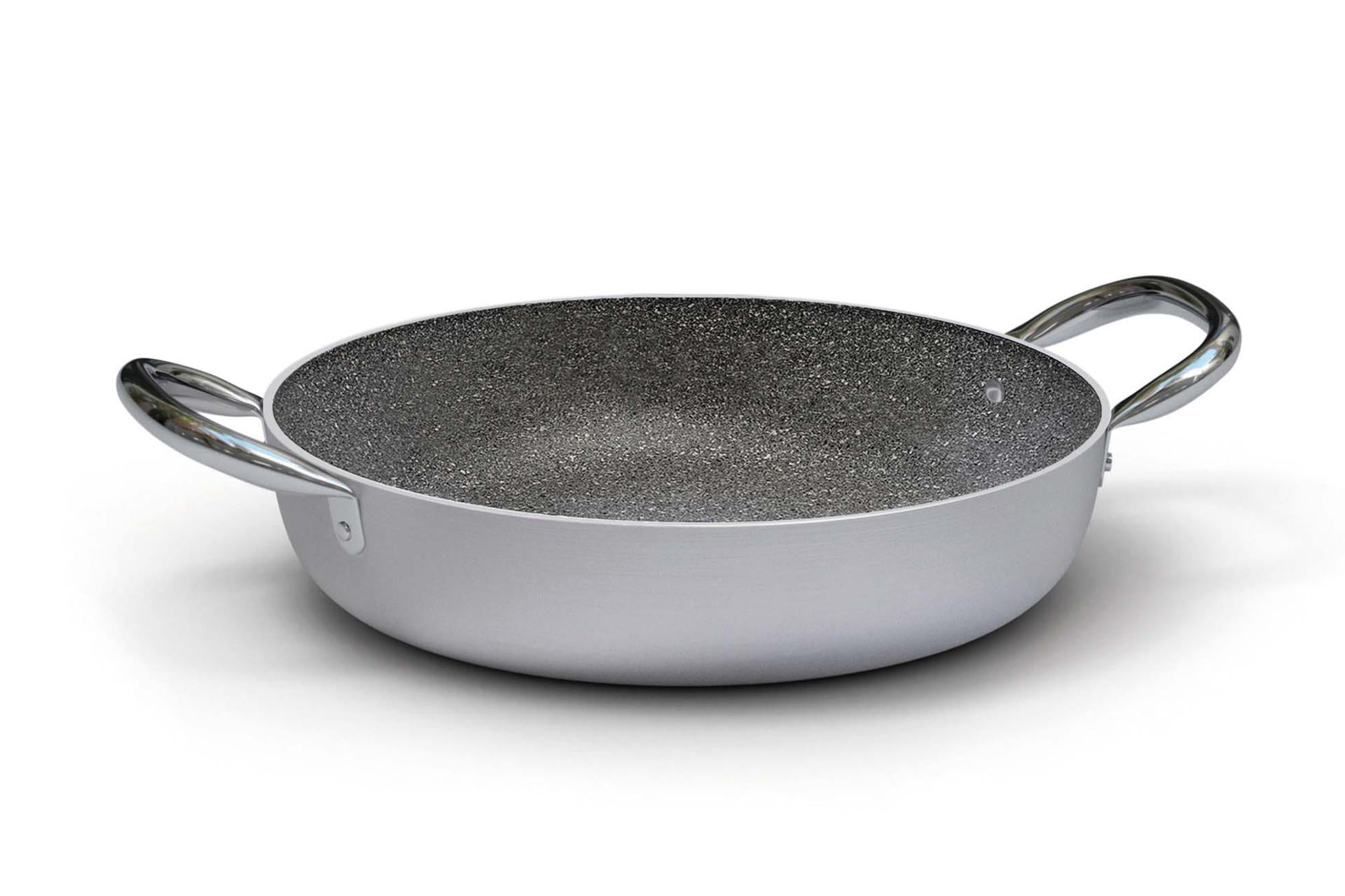 Ballarini Professionale Tegame Induzione Ø28 cm - Lega Alluminio 4 mm Antiaderente Kerastone Profi Granite