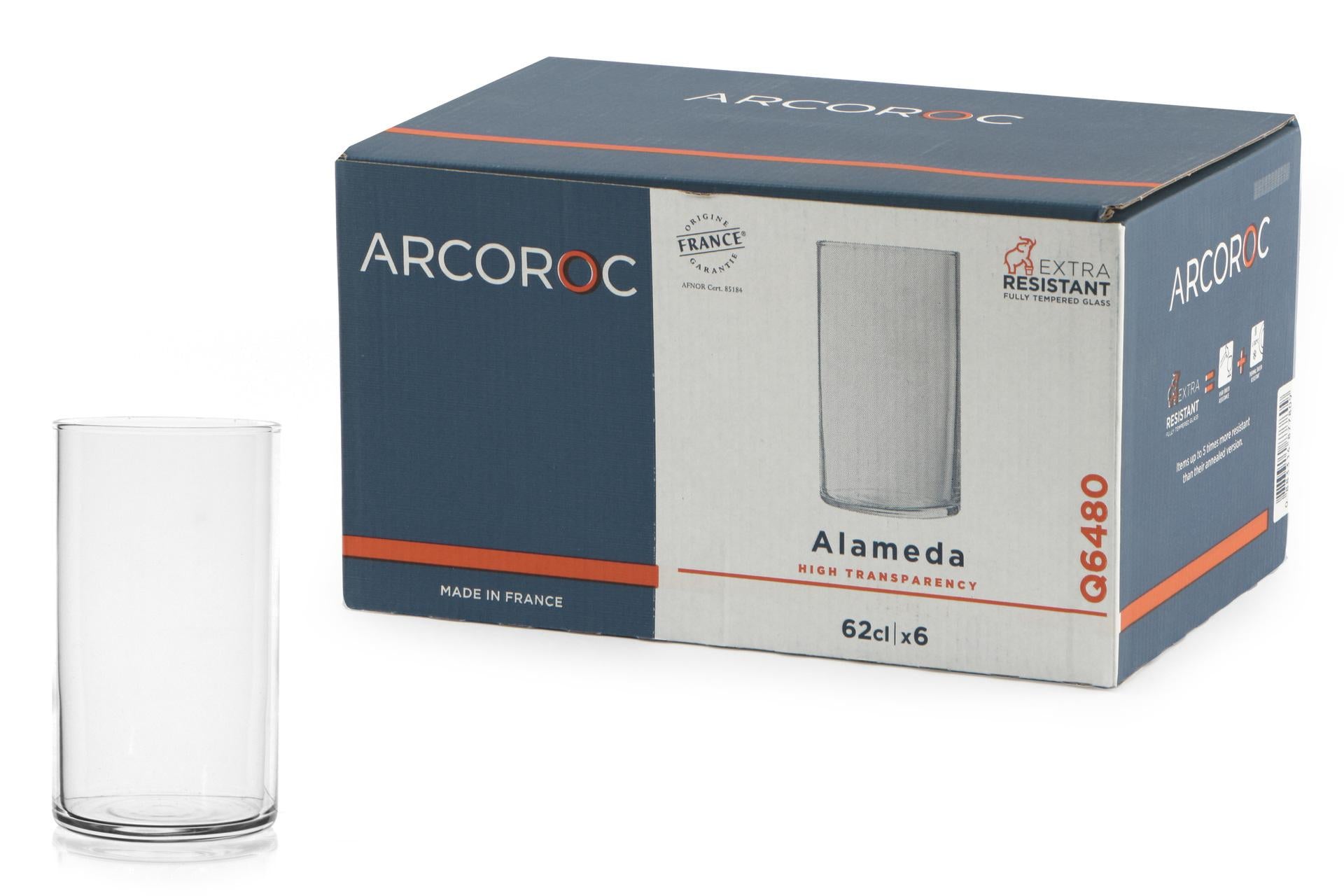 Arcoroc Alameda Set 6 Bicchieri Tumbler 62 cl In Vetro Temperato - Set 6 Pz 3
