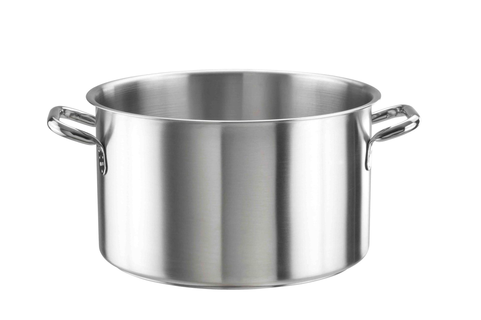 Pintinox Tender Casseruola Fondente 2 Manici Ø32 cm - H.19 cm 15.7 L In Acciaio Inox 18/10 Induzione