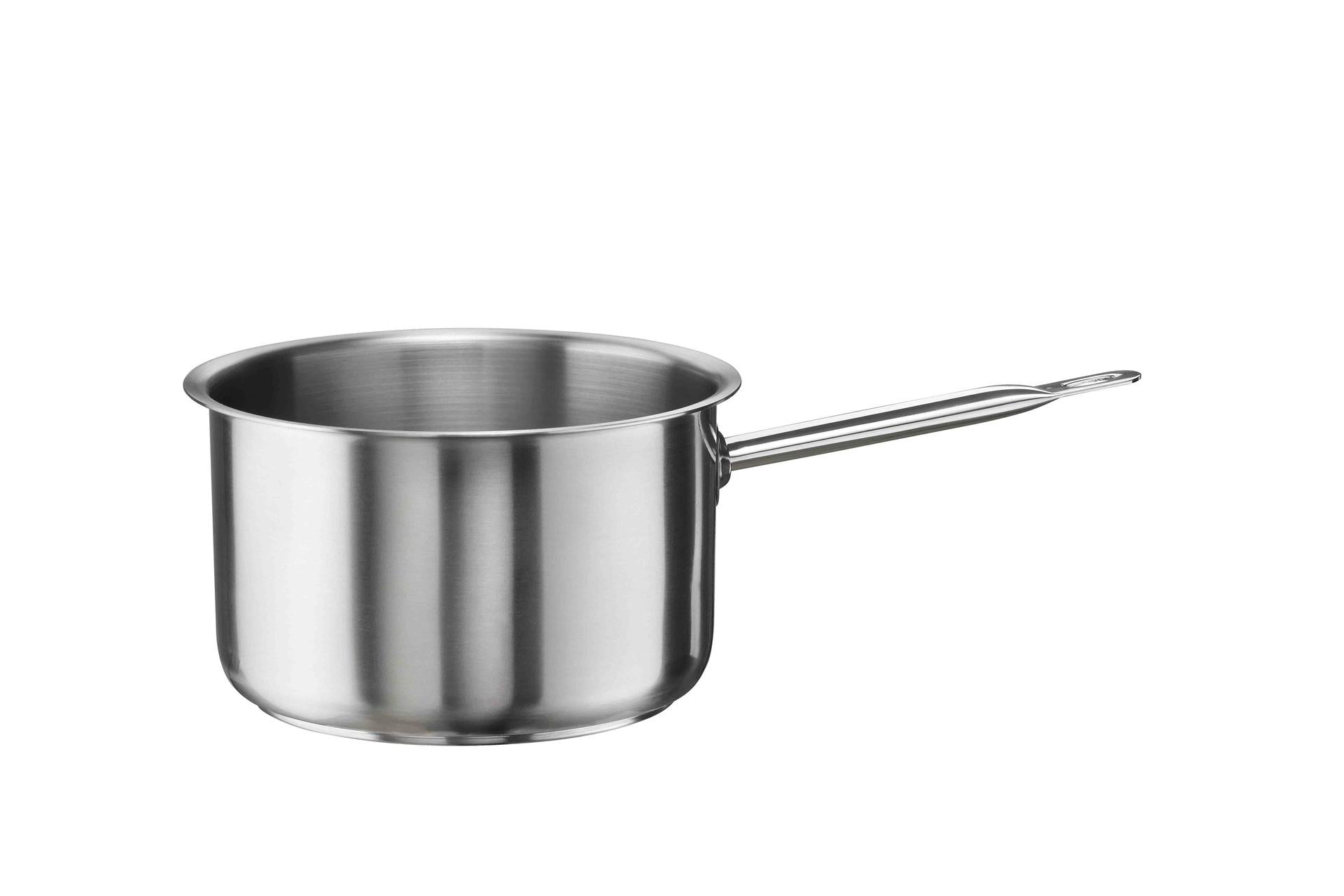 Pintinox Tender Casseruola Fondente Ø16 cm H.9.5 cm - 2 Litri In Acciaio Inox 18/10 Con Manico