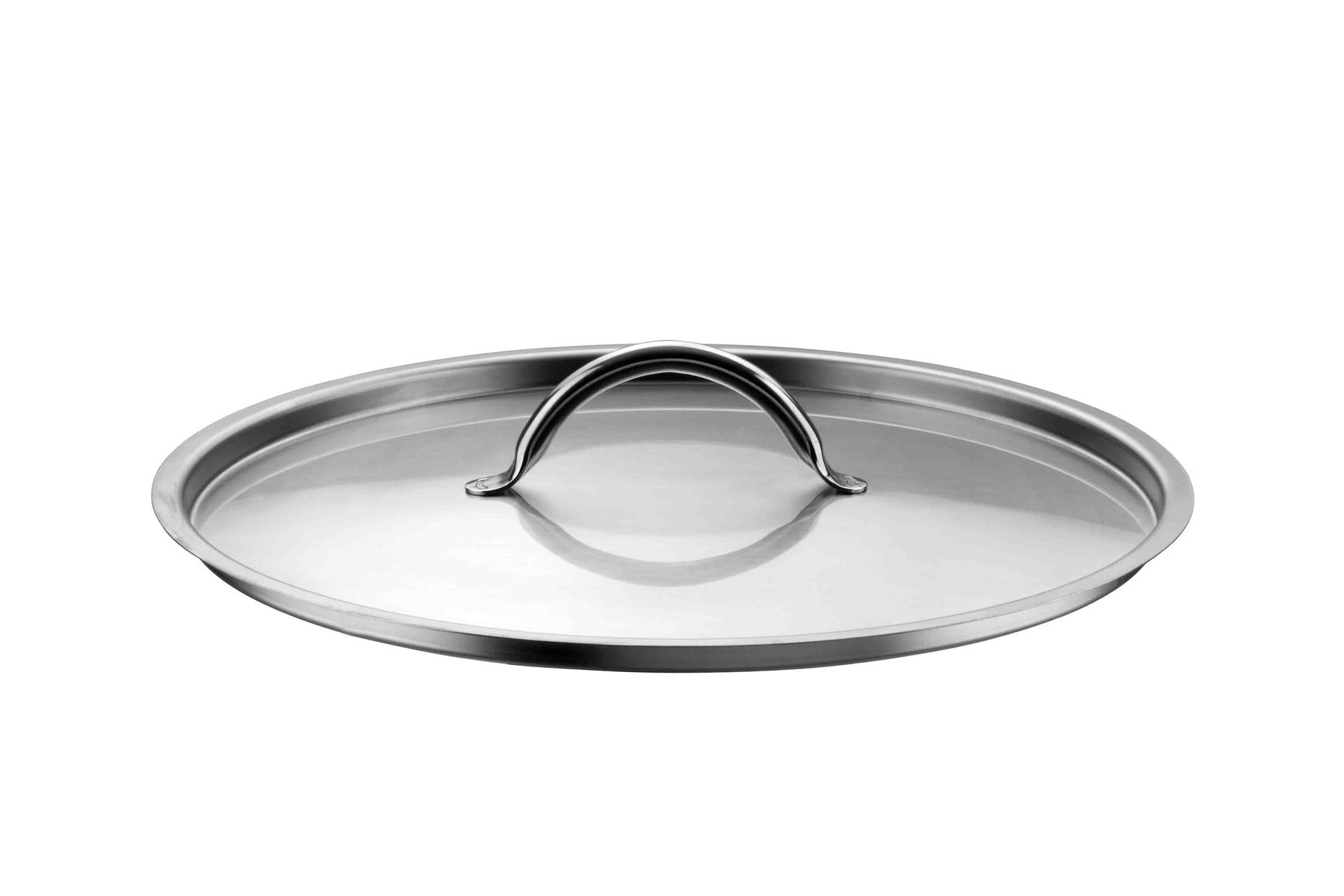 Pintinox Tender Coperchio Ø24 cm In Acciaio Inox 18/10 Con Manico