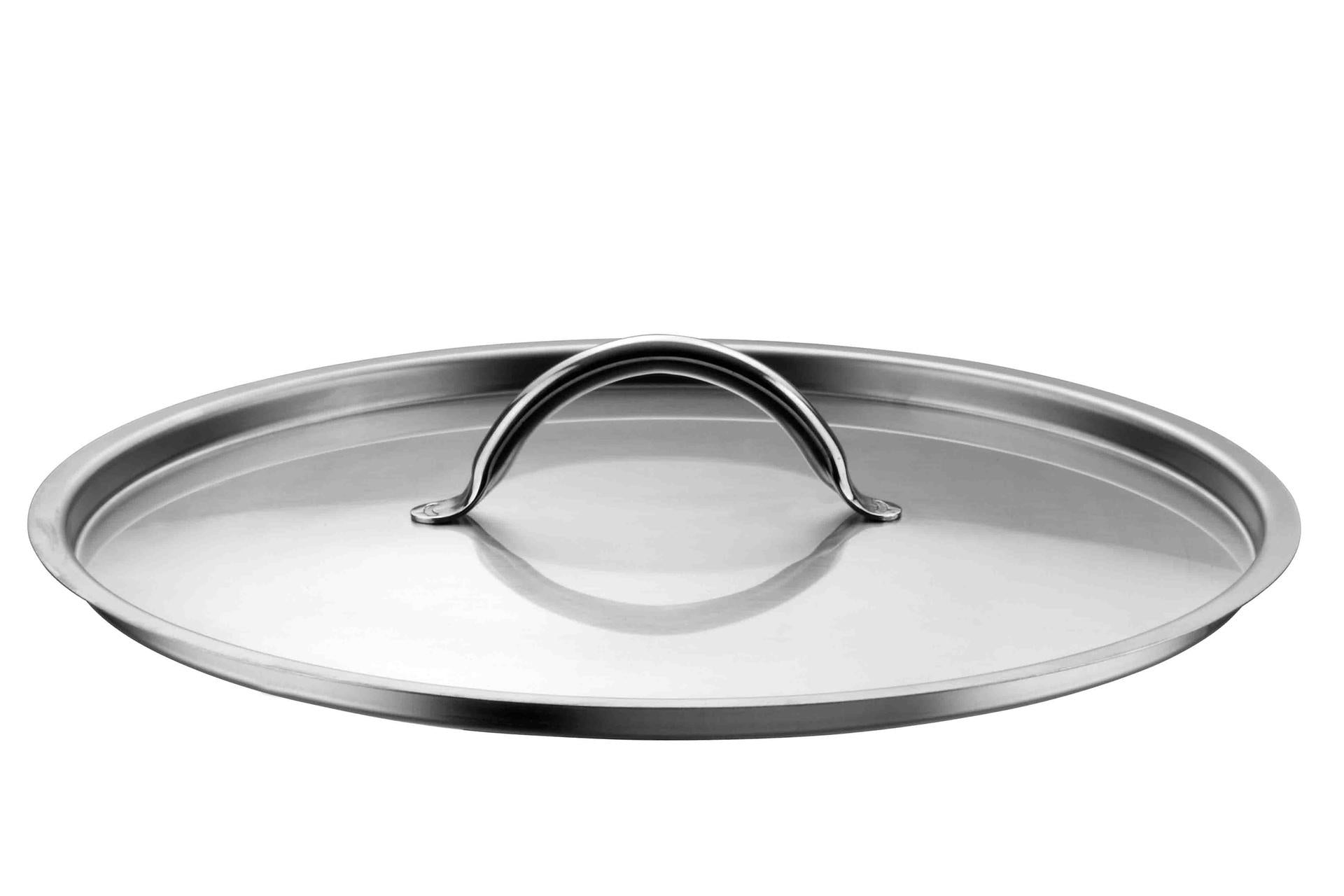 Pintinox Tender Coperchio Con Manico Ø45 cm In Acciaio Inox 18/10 AISI 304