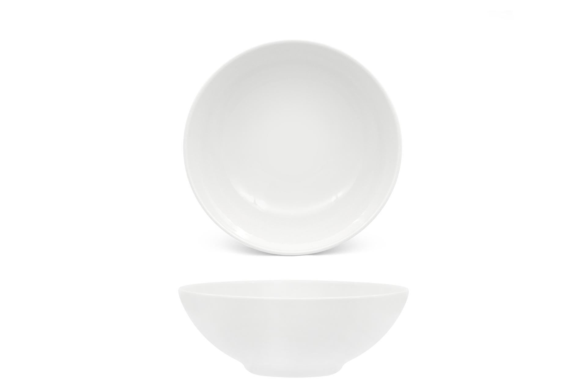 Saturnia Siviglia Coppetta Ø14.5 cm In Porcellana Stile Minimalista - Set 12 Pz
