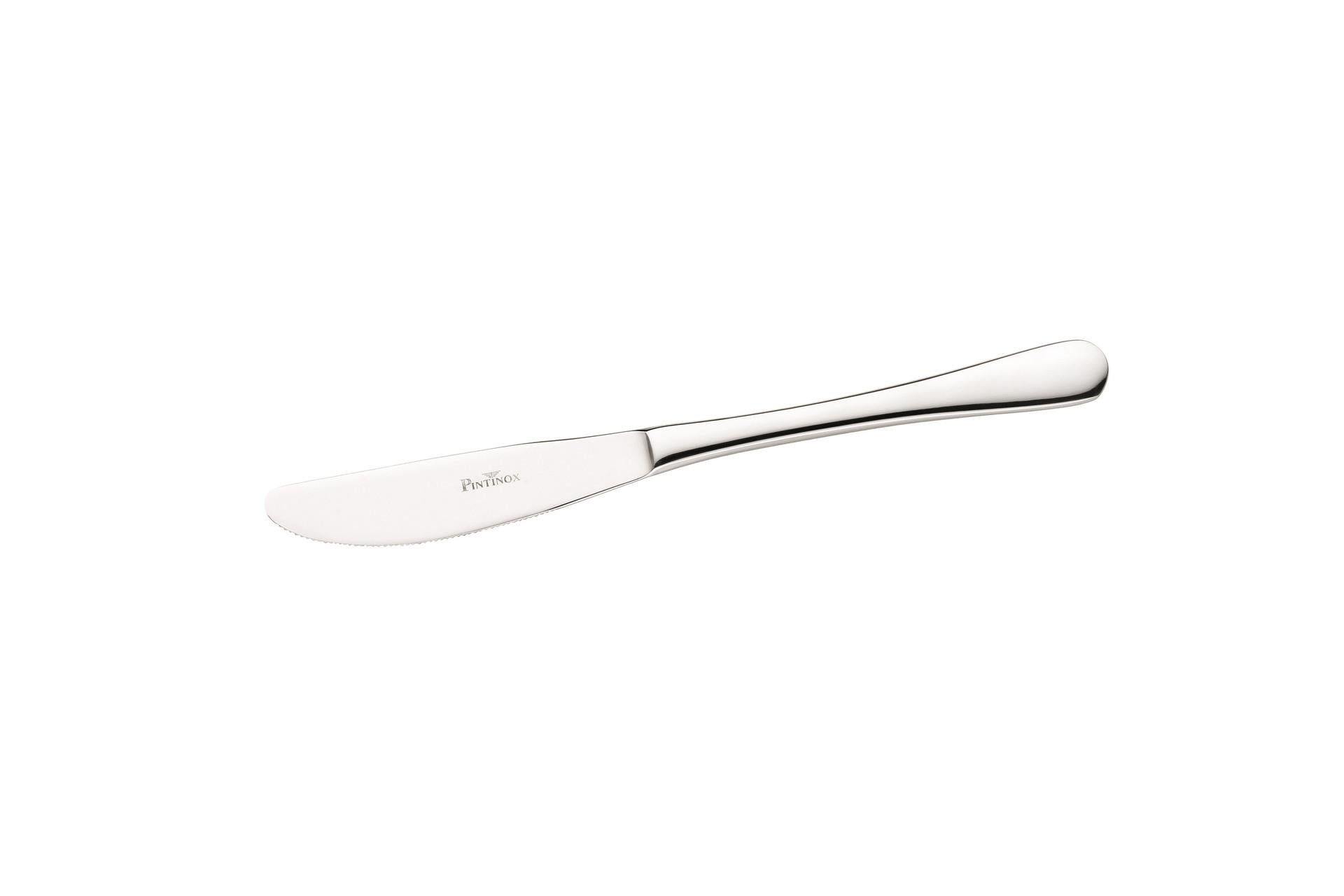 Pintinox Hotel Coltello Frutta Inox - Serie Posate "Hotel" In Acciaio Inox 18/10 Spessore 2.5 mm - Set 12 Pz