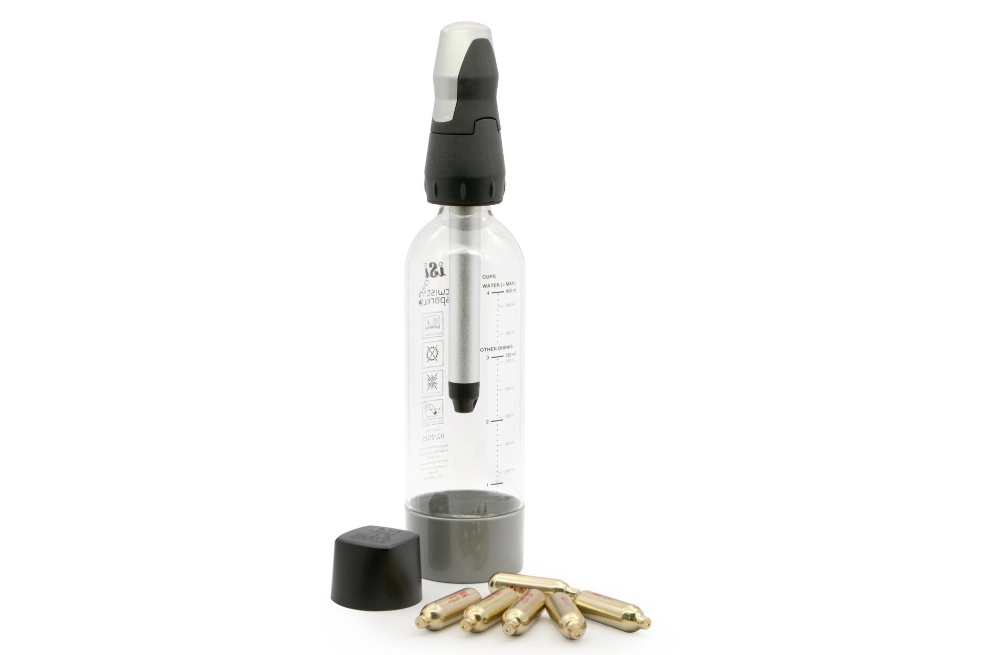 Trabo iSi Twist & Sparkle Gasatore - Sistema di Gasatura per Bevande Frizzanti