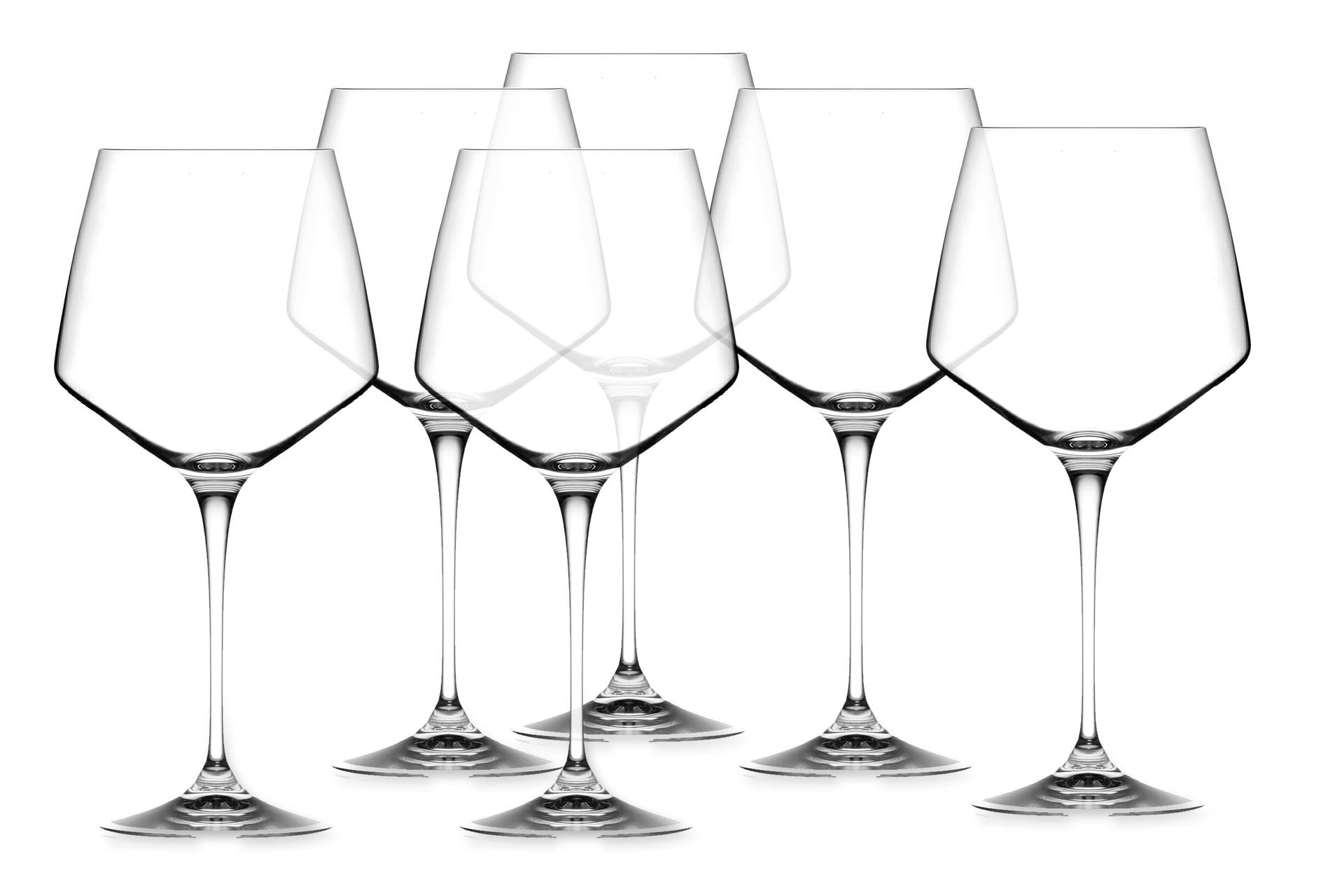 RCR Cristalleria Italiana Aria Set 6 Calici Vino 72 cl In Cristallo Ecologico - Set 6 Pz