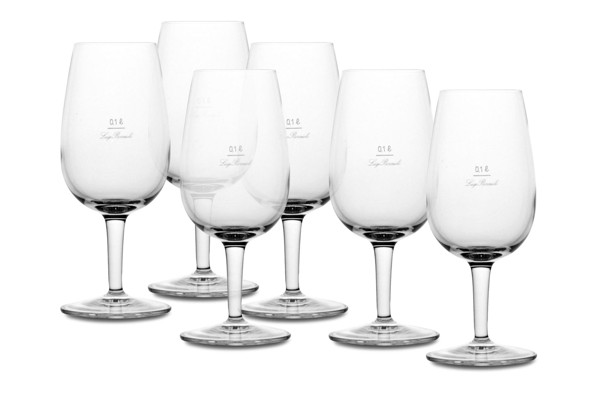 Bormioli Luigi Set 6 Calici Degustazione 21.5 cl In Vetro Alta Resistenza - Senza Piombo - Set 6 Pz