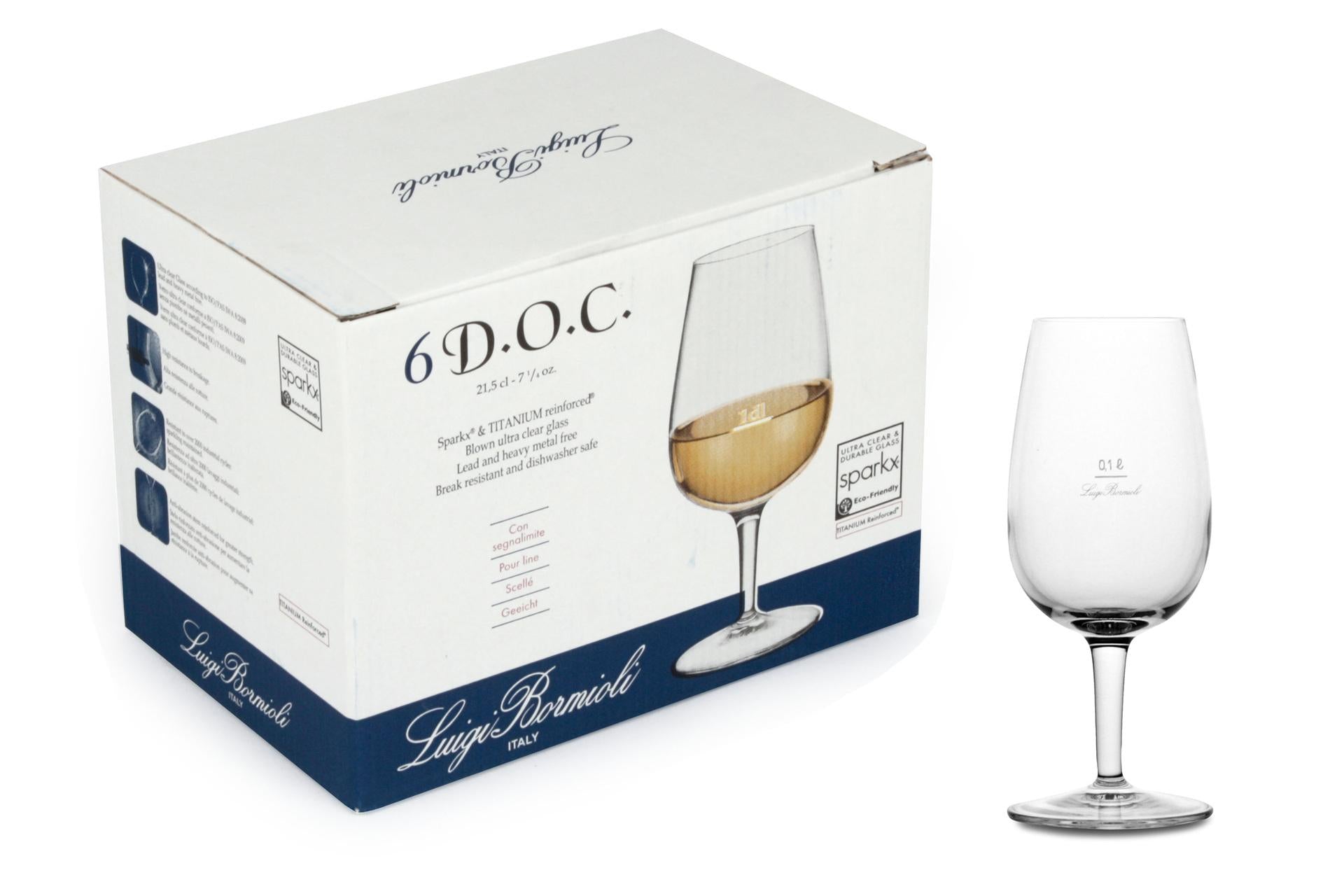 Bormioli Luigi Set 6 Calici Degustazione 21.5 cl In Vetro Alta Resistenza - Senza Piombo - Set 6 Pz 3