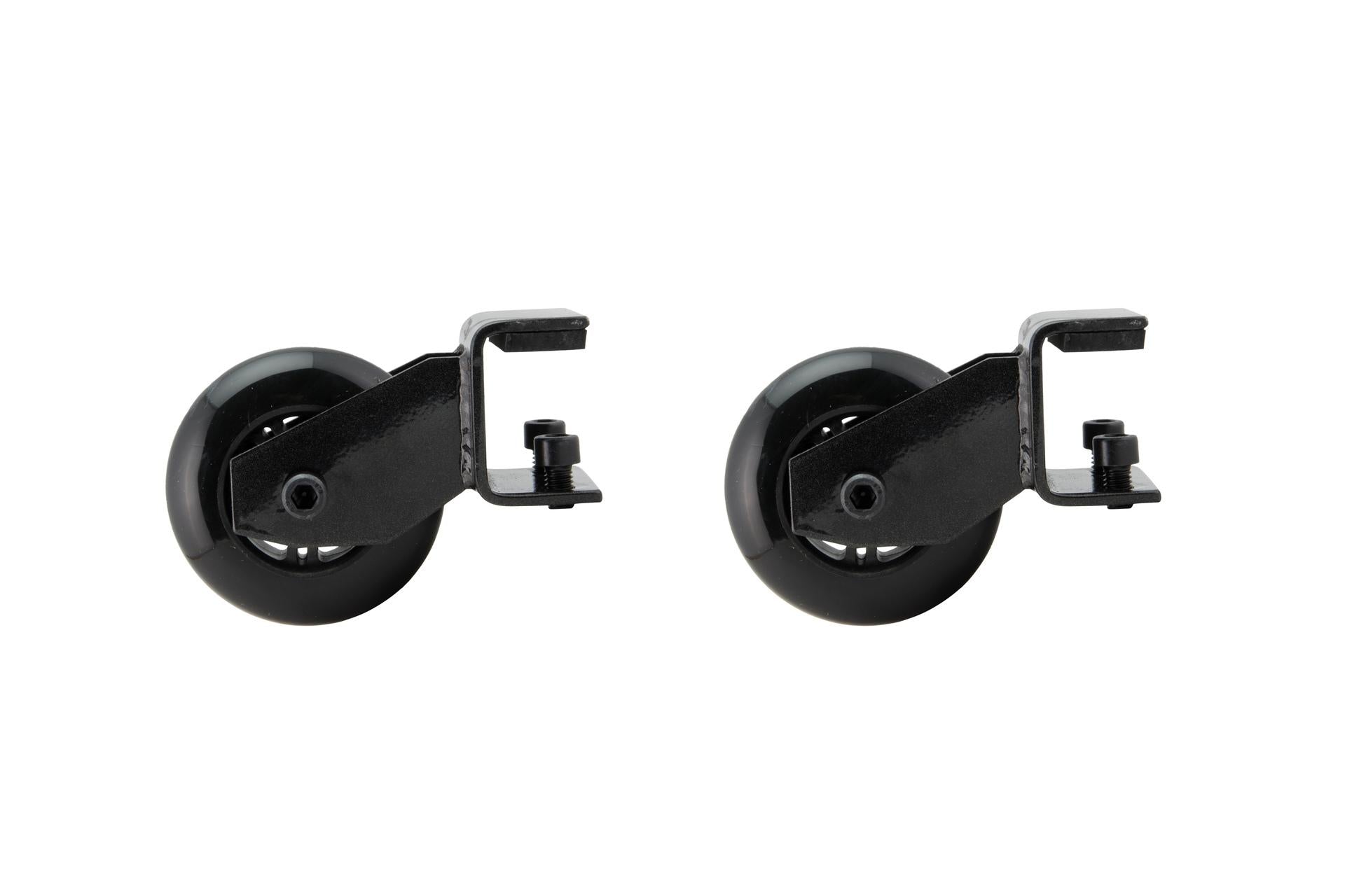 Securit Set 2 Ruote per Espositore Portamenu LED - Compatibile con Piantana - Set 2 Pz
