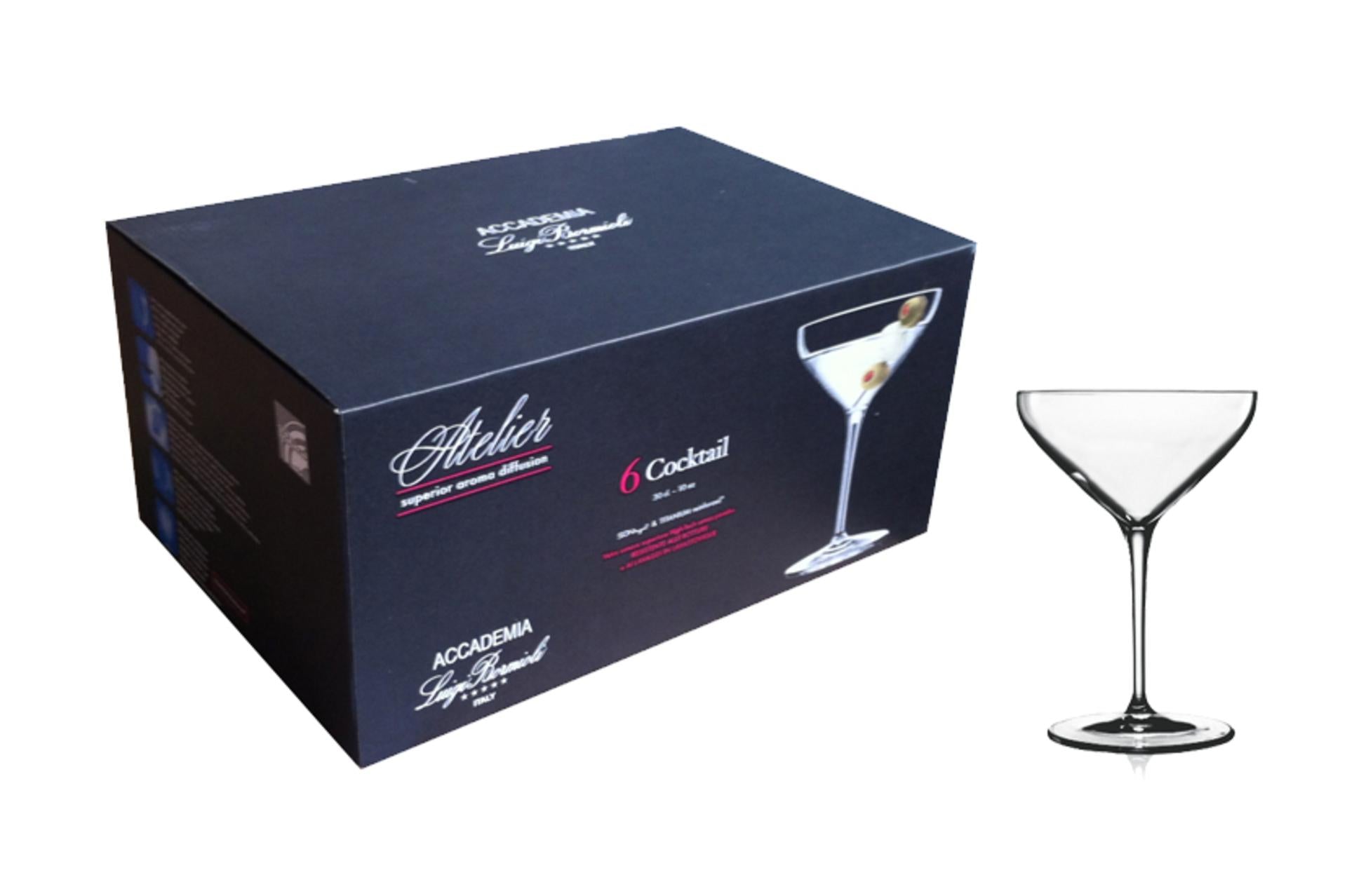 Bormioli Luigi Atelier Calice Cocktail 30 cl In Vetro Sonoro Superiore SON.hyx® - Set 6 Pz