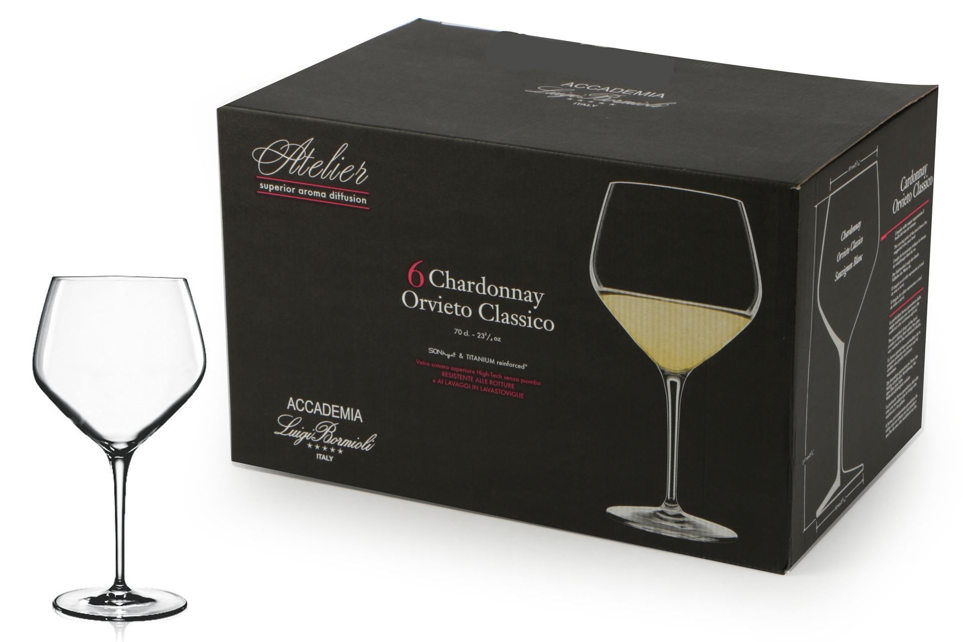 Bormioli Luigi Atelier Calice Orvieto Classico 70 cl In Vetro Sonoro Superiore - Set 6 Pz