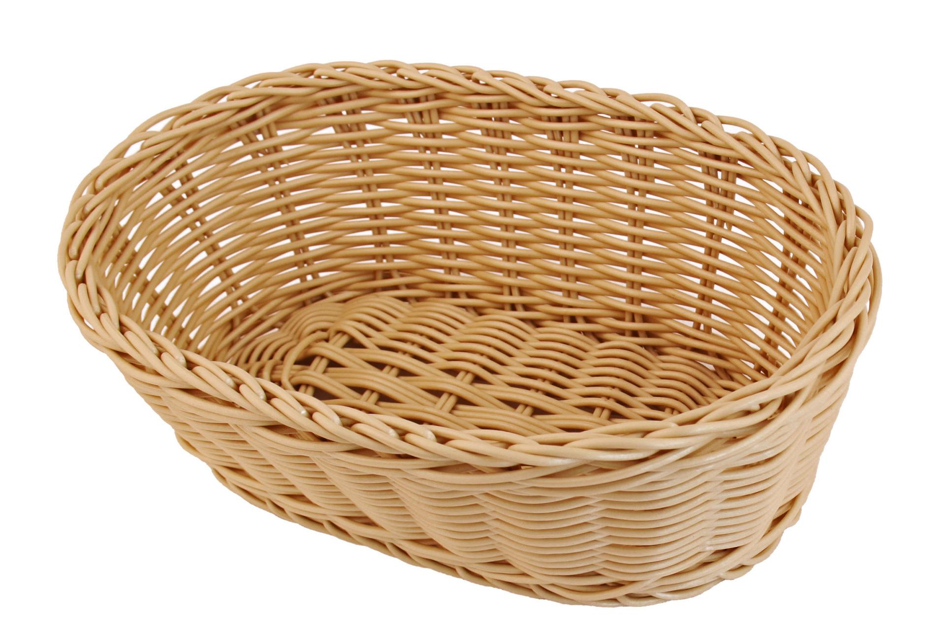 Horeca Professional Cestino Pane Pesante Ovale H.8 cm - 25 x 18 cm Naturale 1