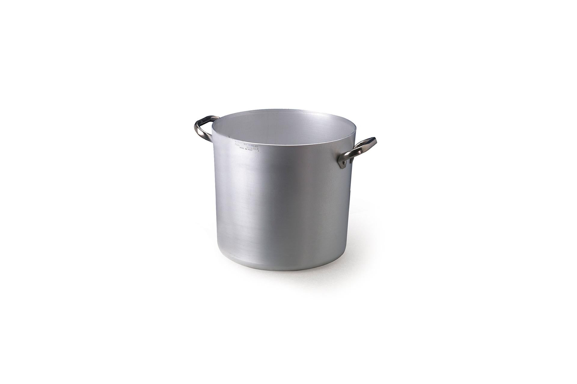 Agnelli Pentola Cilindrica Ø32 cm - 3 mm In Alluminio Professionale
