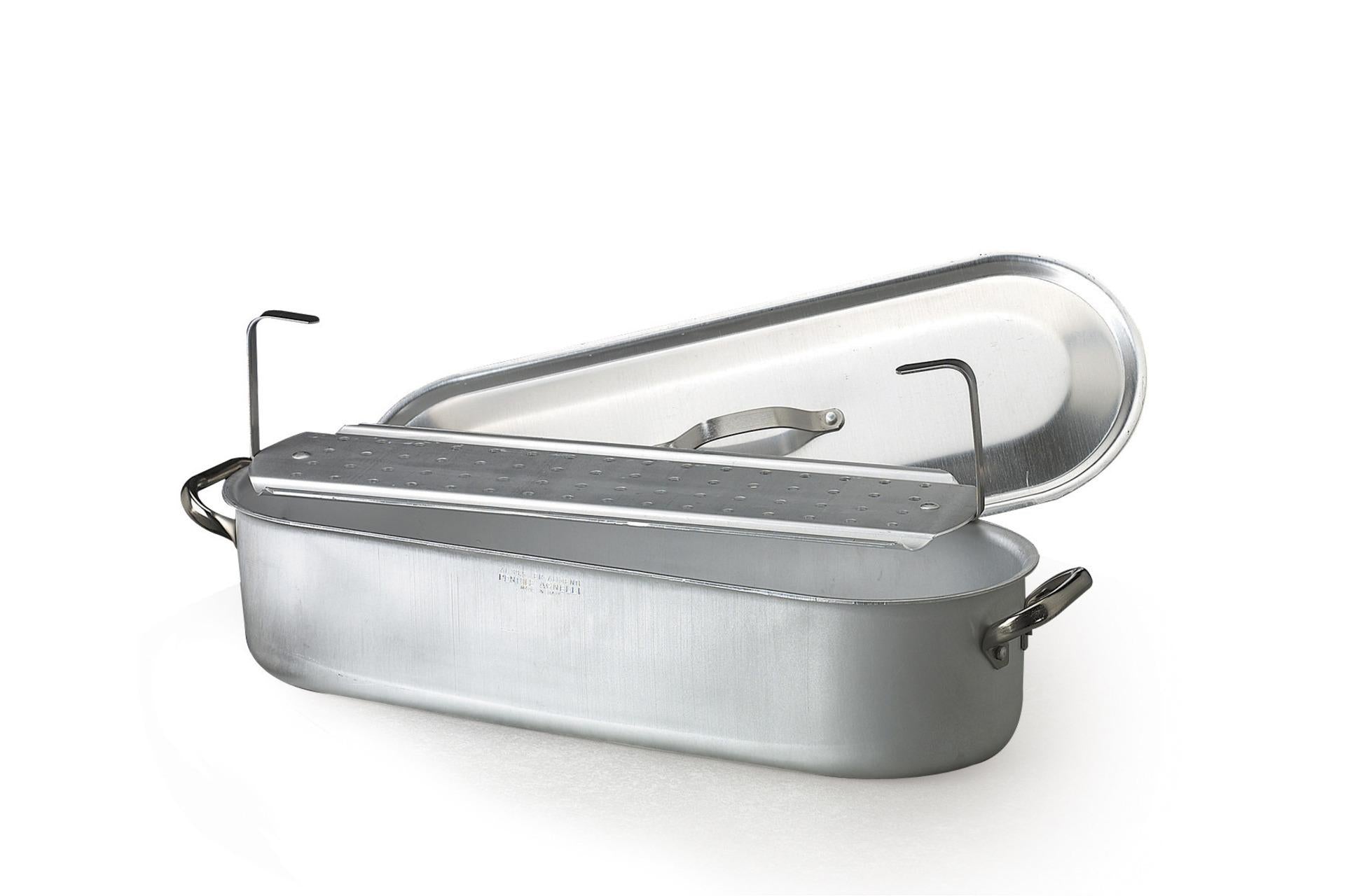 Agnelli Pescera con Griglia in Alluminio 35 cm - Alta Conducibilità Termica