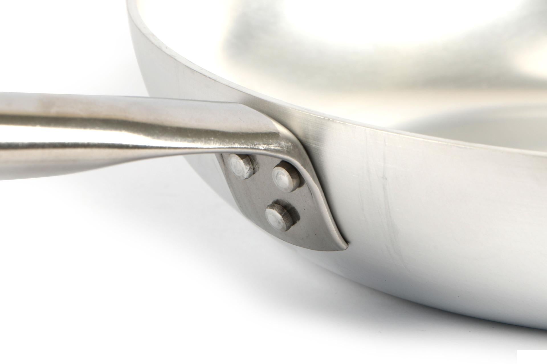 Agnelli Padella Dritta in Alluminio Ø28 cm - H.6 cm Con Manico Tubolare 3