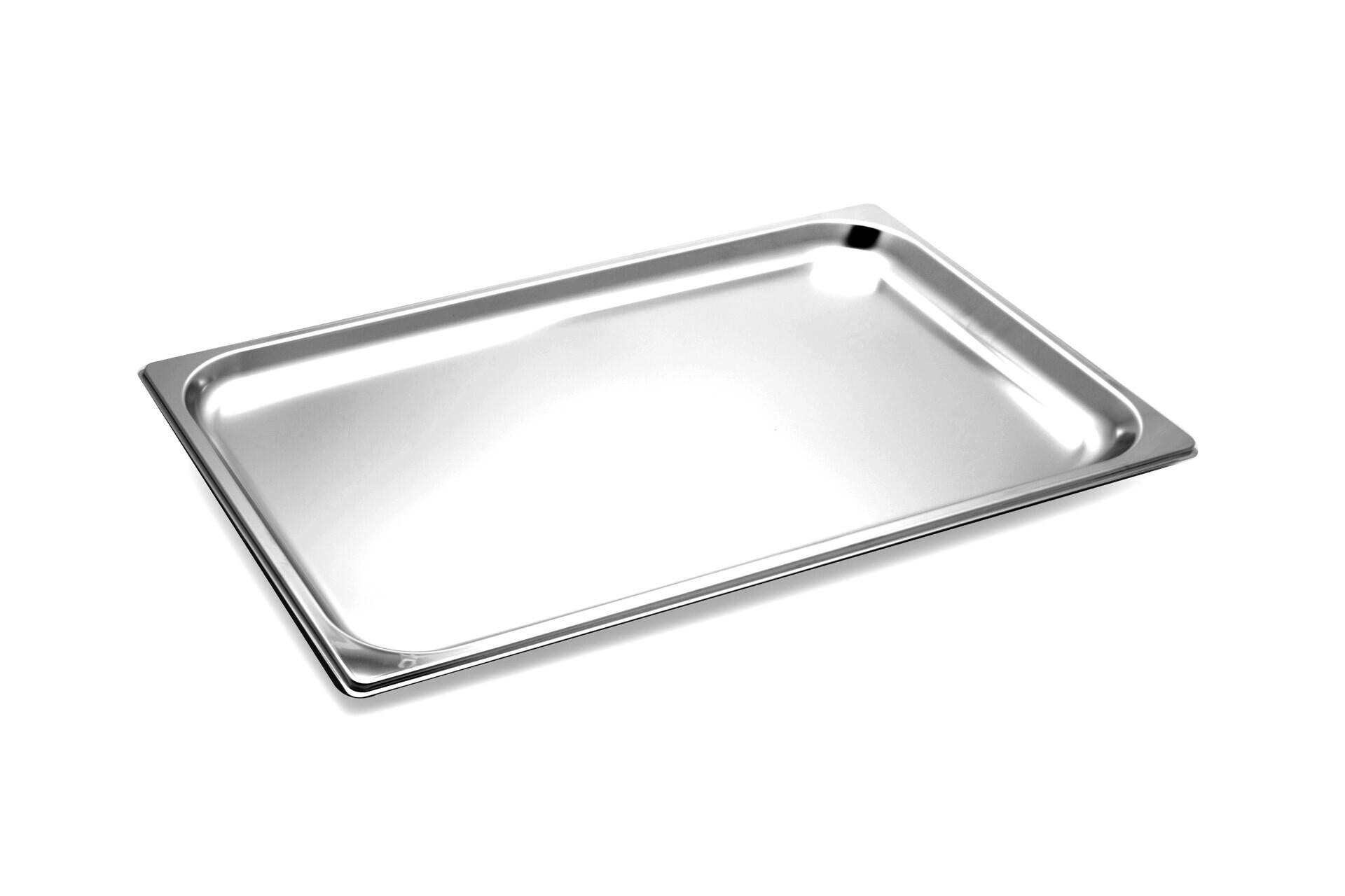Mori2A Bacinella GN Inox 1/1 - 53 x 32 cm H.2 In Acciaio Inox