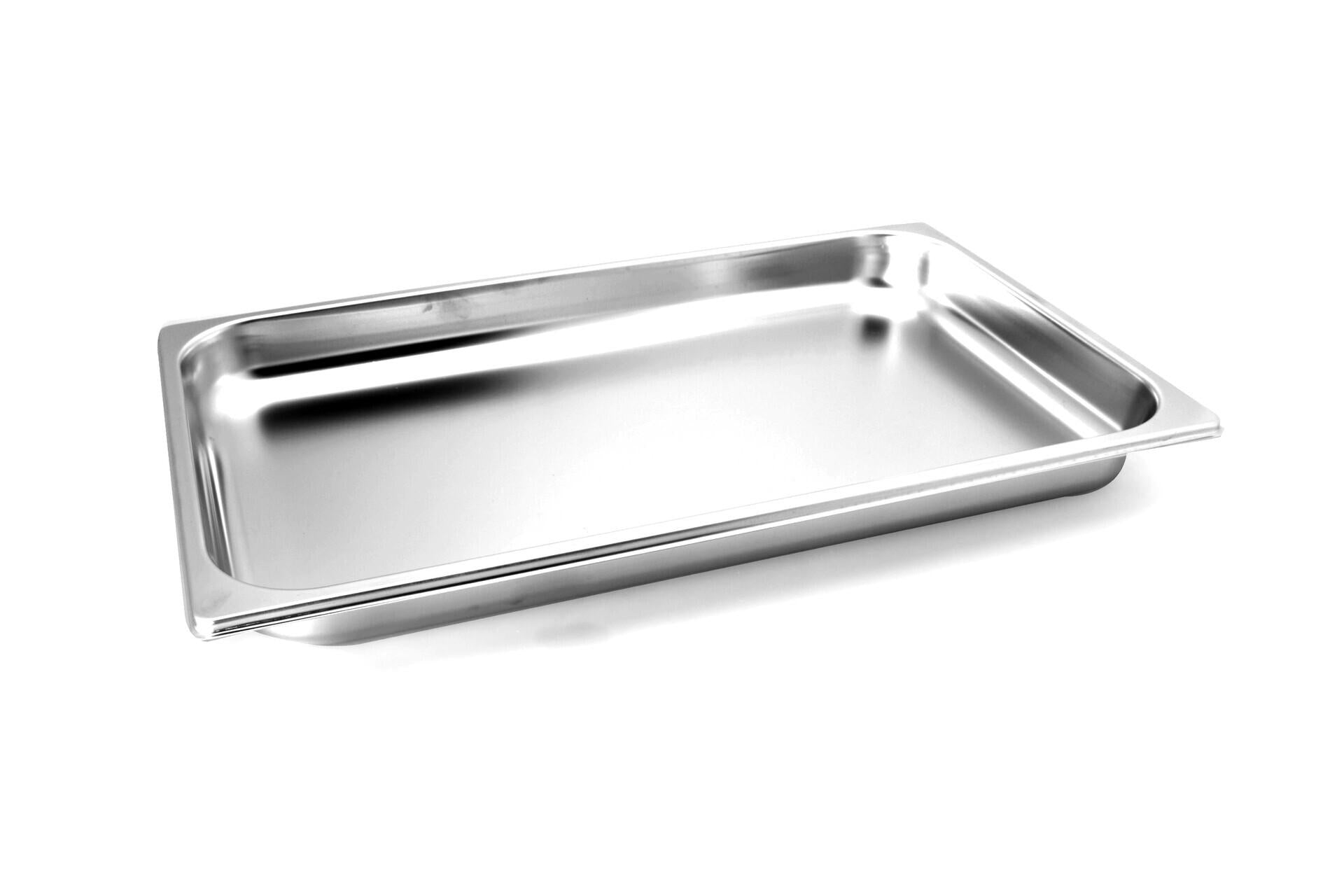 Mori2A Bacinella GN Inox 1/1 - 53 x 32 cm H.4 In Acciaio Inox