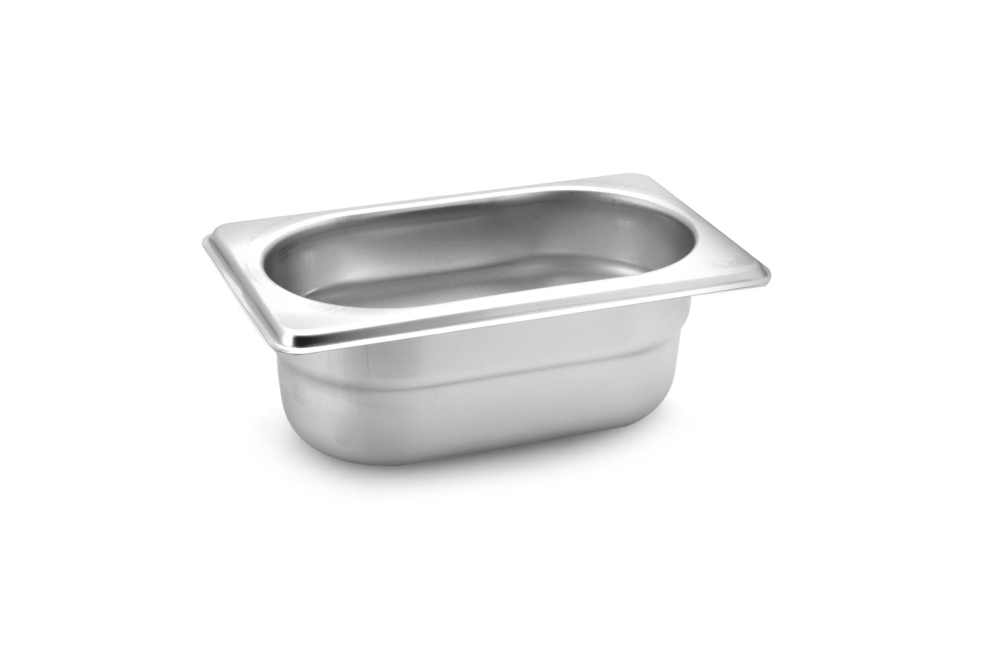 Mori2A Bacinella GN Inox 1.9 - 17 x 11 cm H.6.5 In Acciaio Inox