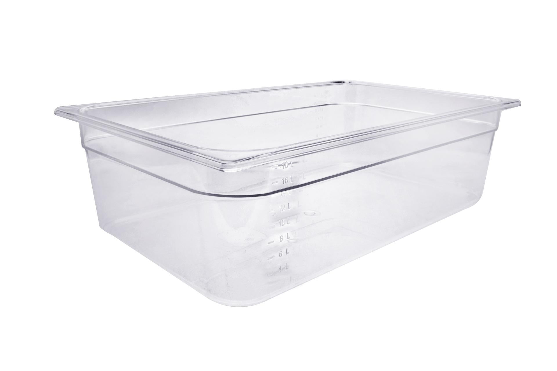 Mori2A Bacinella GN 1/1 In Policarbonato H.15 cm - 53 x 32 cm