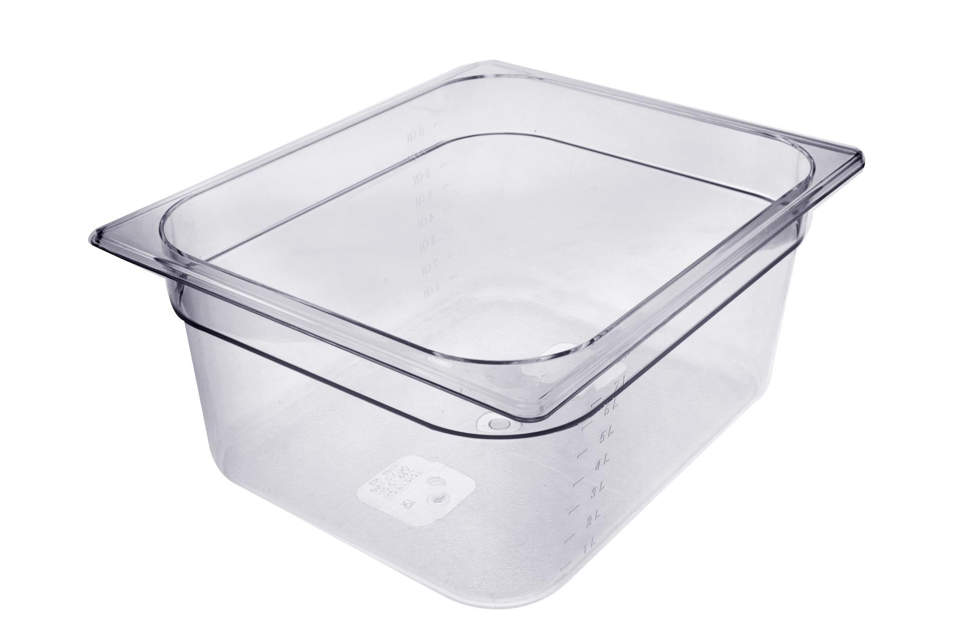 Mori2A Bacinella GN 1/2 In Policarbonato H.15 cm - 32 x 26 cm